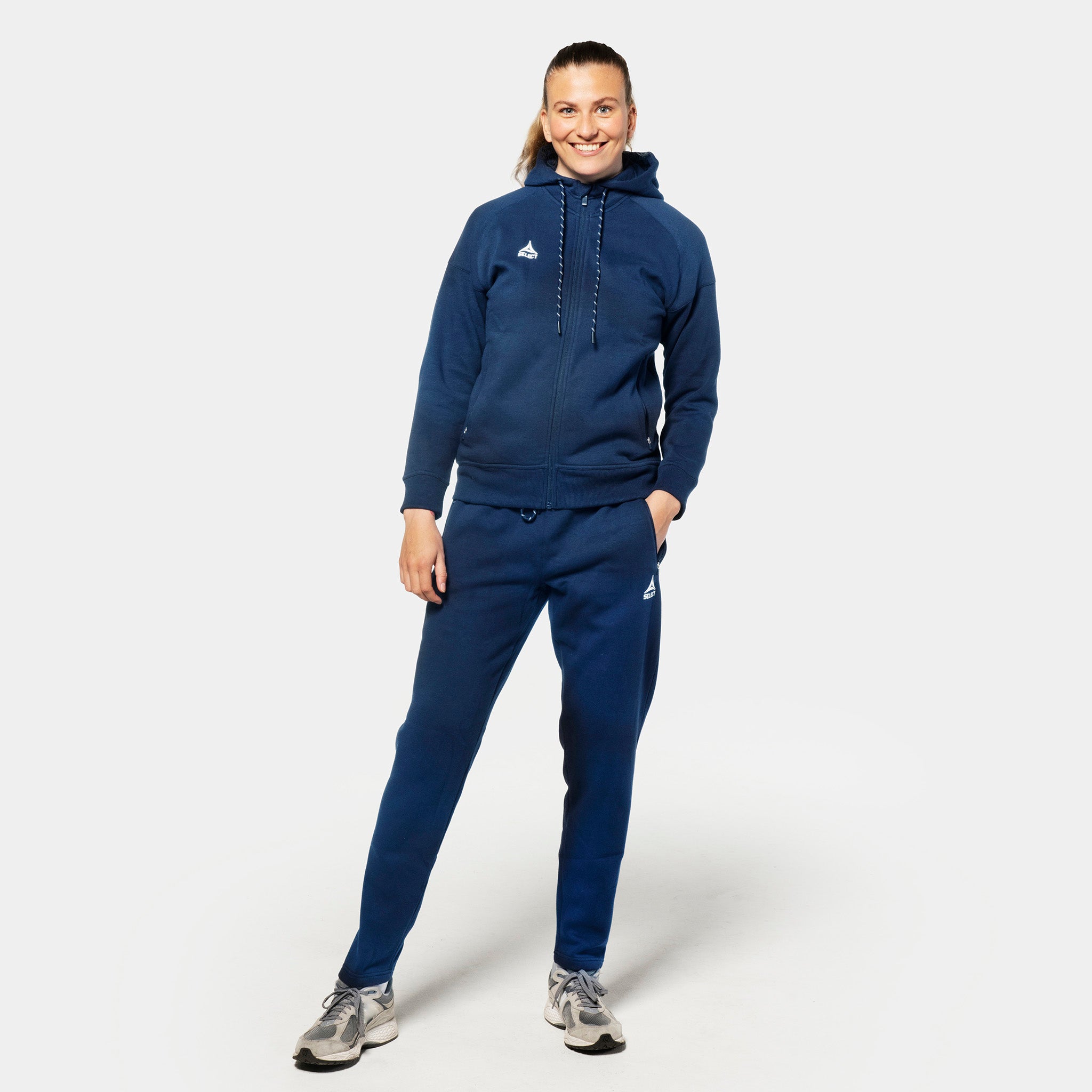 Oxford zip hoodie - kvinder #farve_ #farve_navy #farve_navy