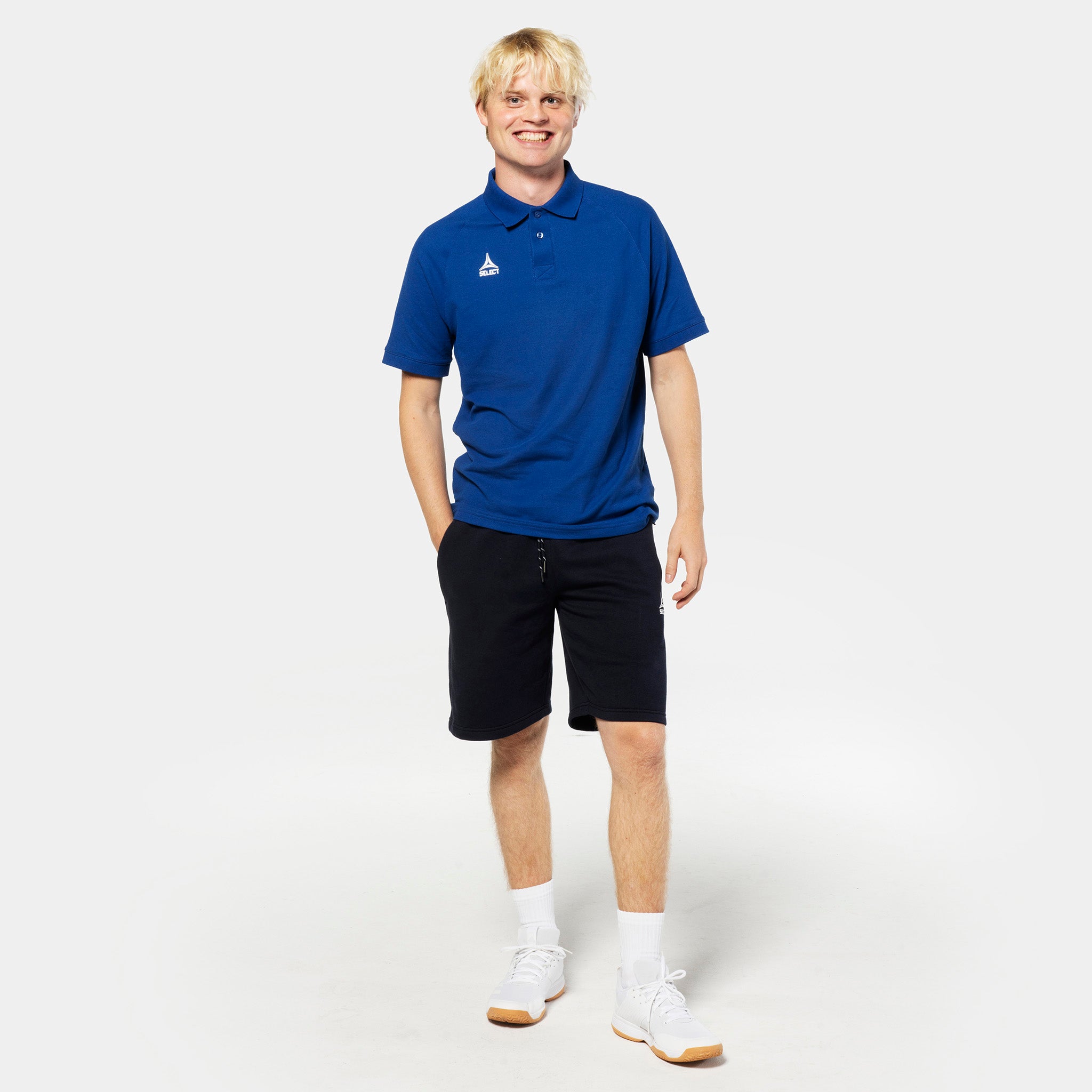 Oxford sweat shorts #farve_ #farve_blå #farve_sort
