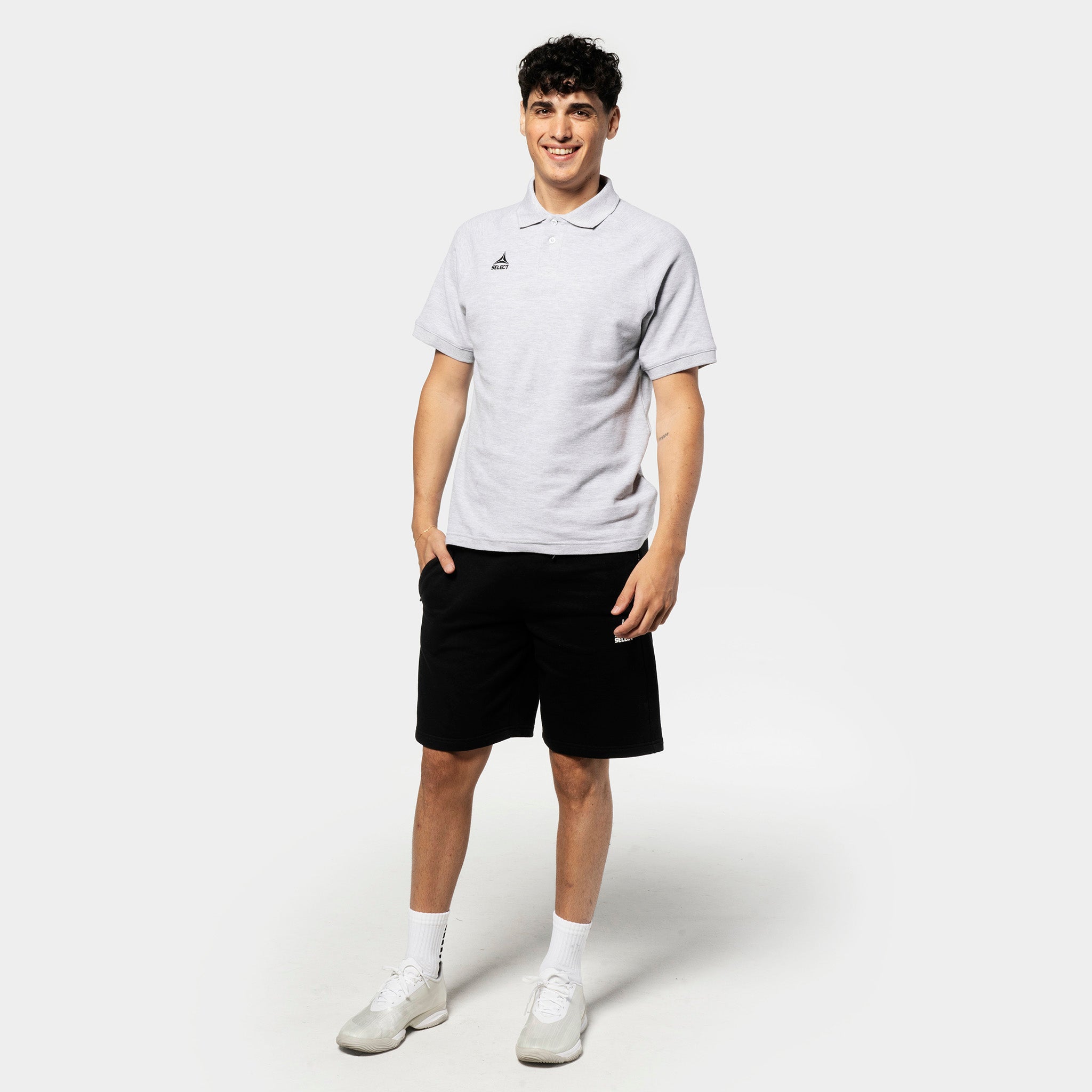 Oxford sweat shorts #farve_ #farve_grå #farve_sort