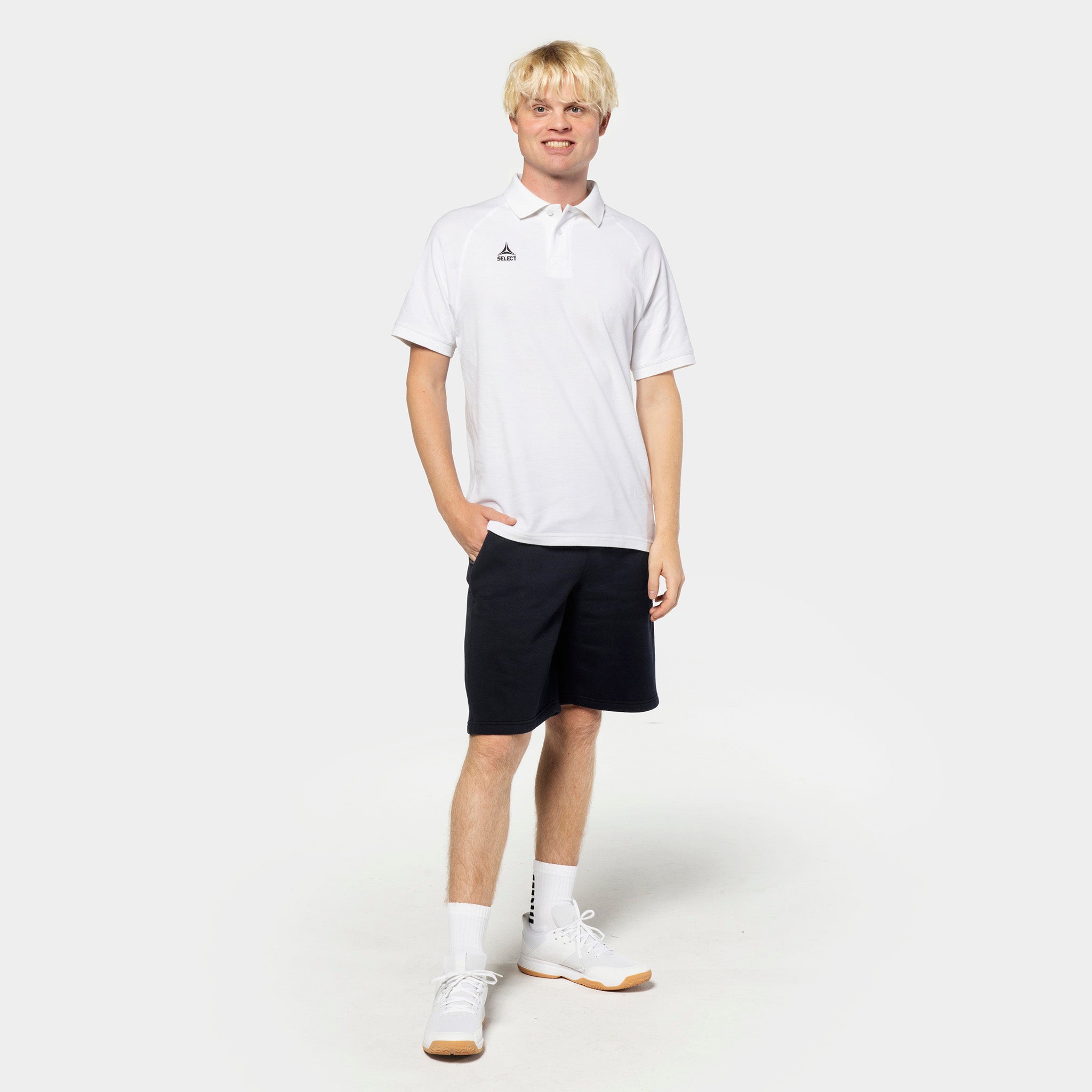 Oxford Polo T-shirt #farve_ #farve_hvid #farve_hvid