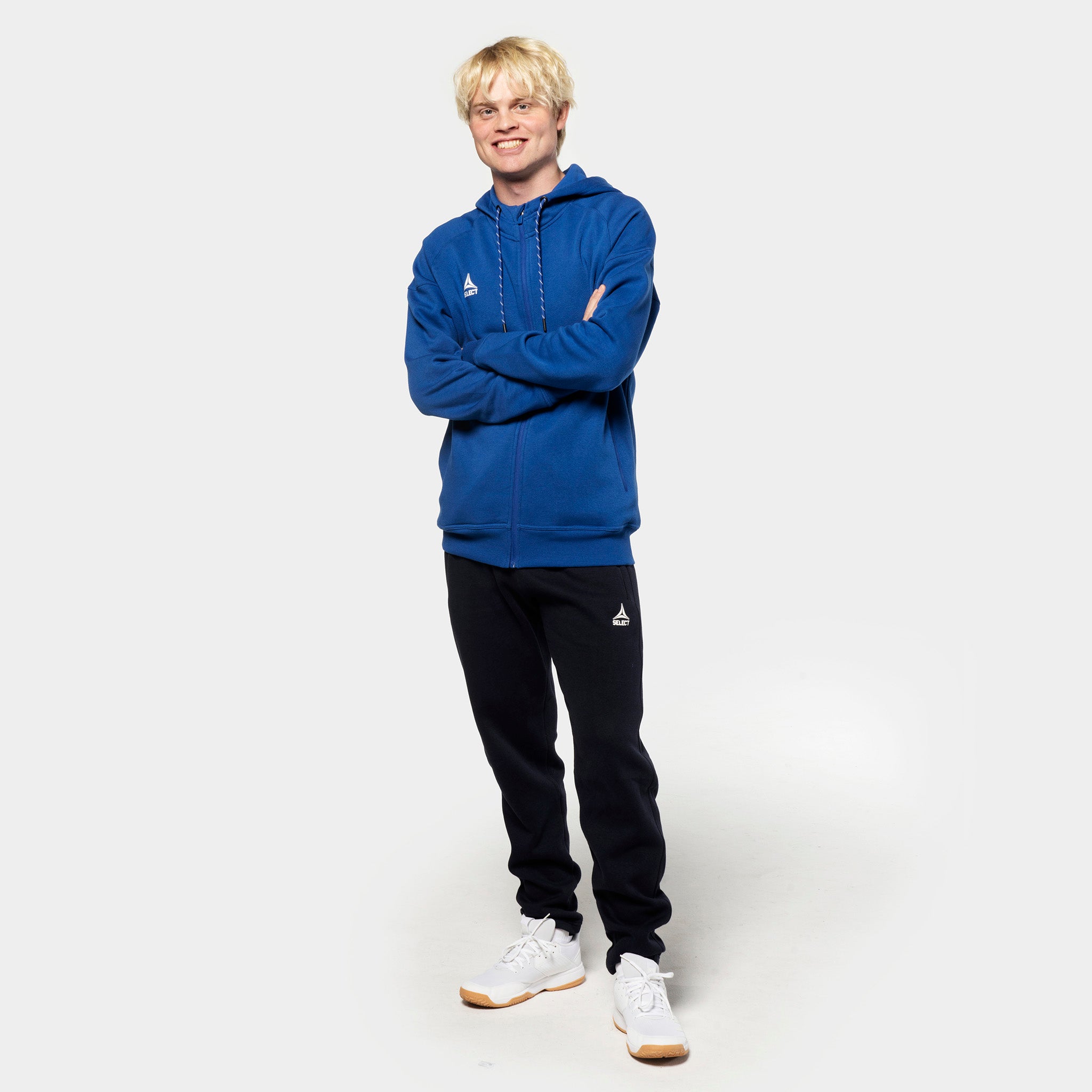 Oxford Zip hoodie #farve_ #farve_blå #farve_blå