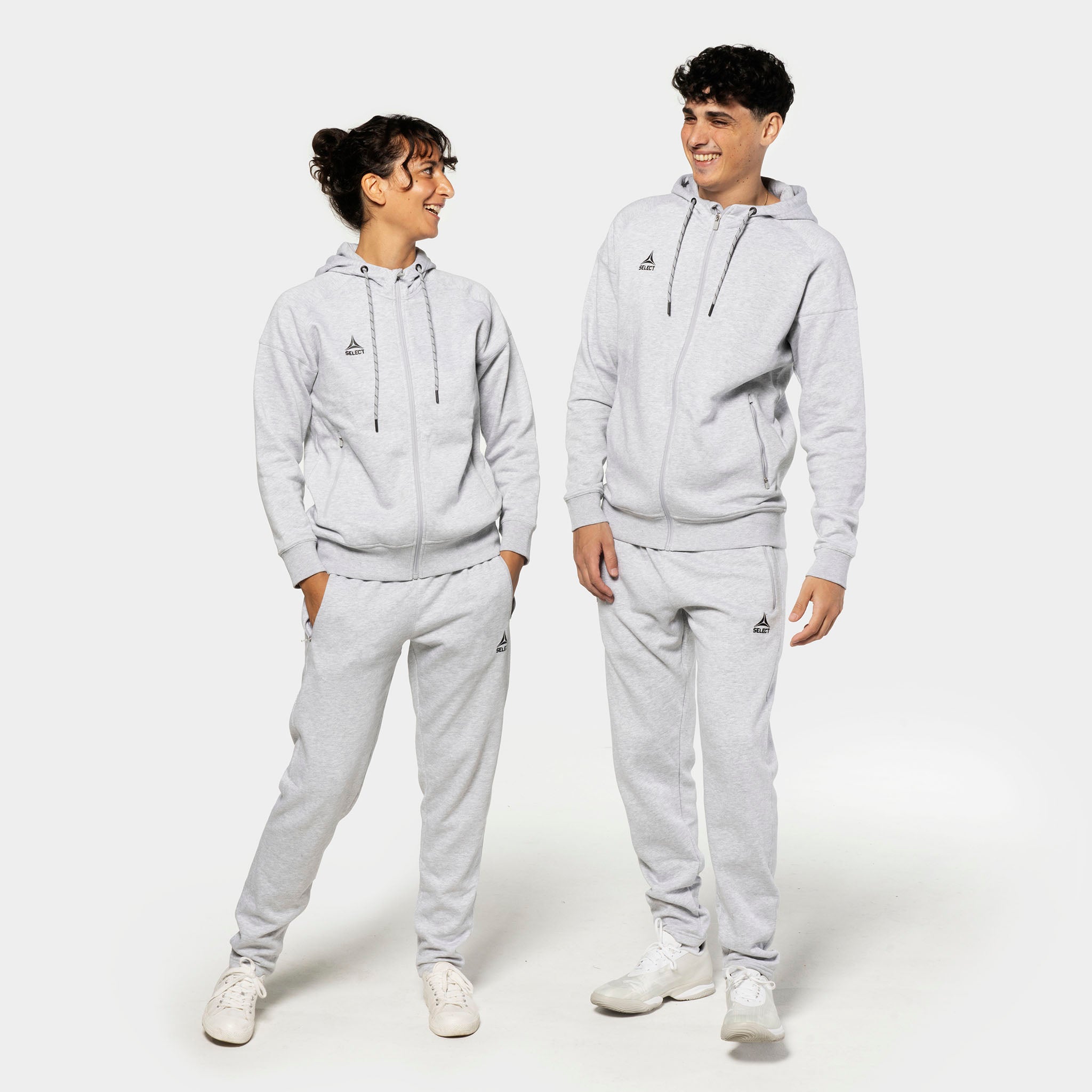 Oxford zip hoodie - kvinder #farve_ #farve_grå #farve_grå