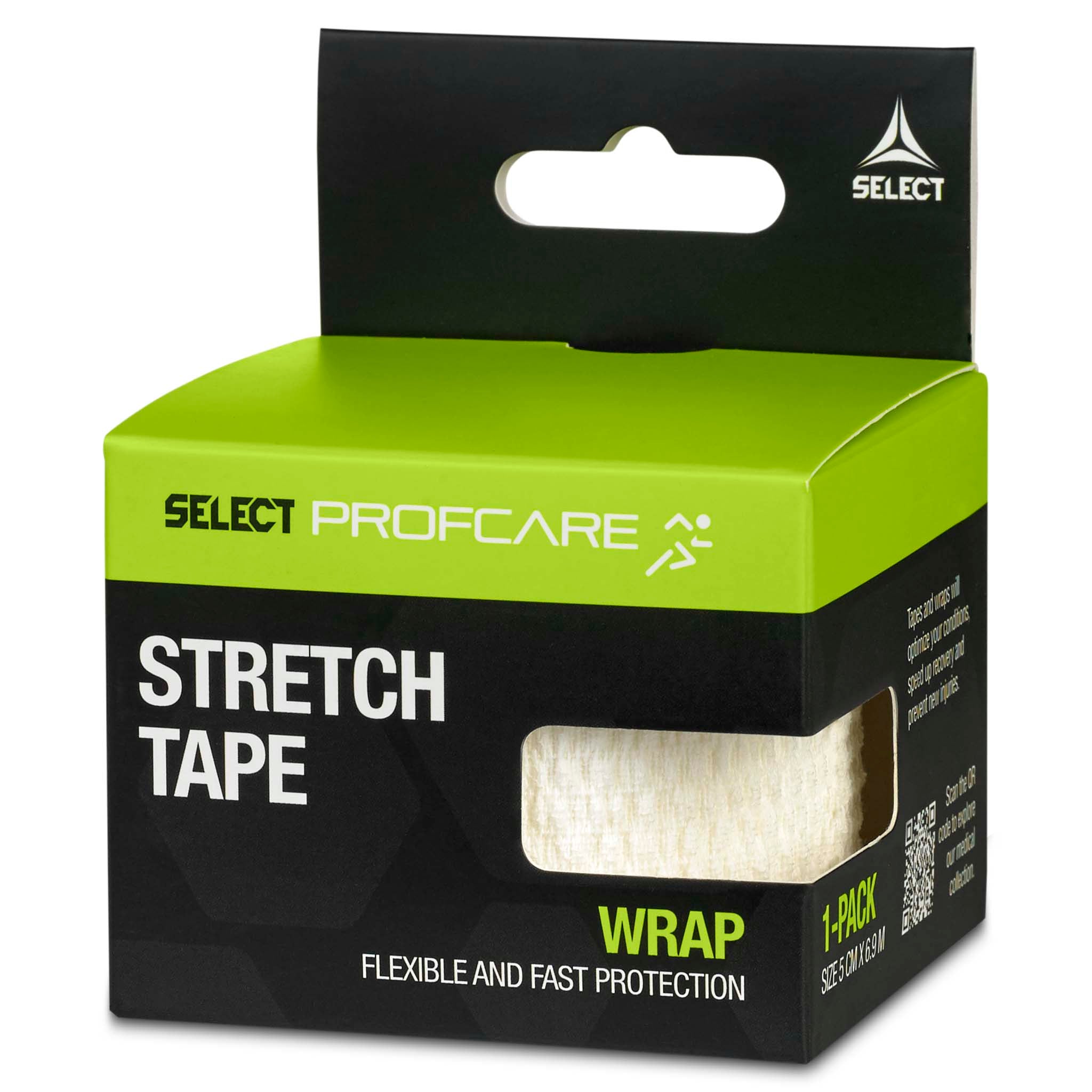 Stretch Tape (5 cm. x 6,9 m.) #farve_hvid