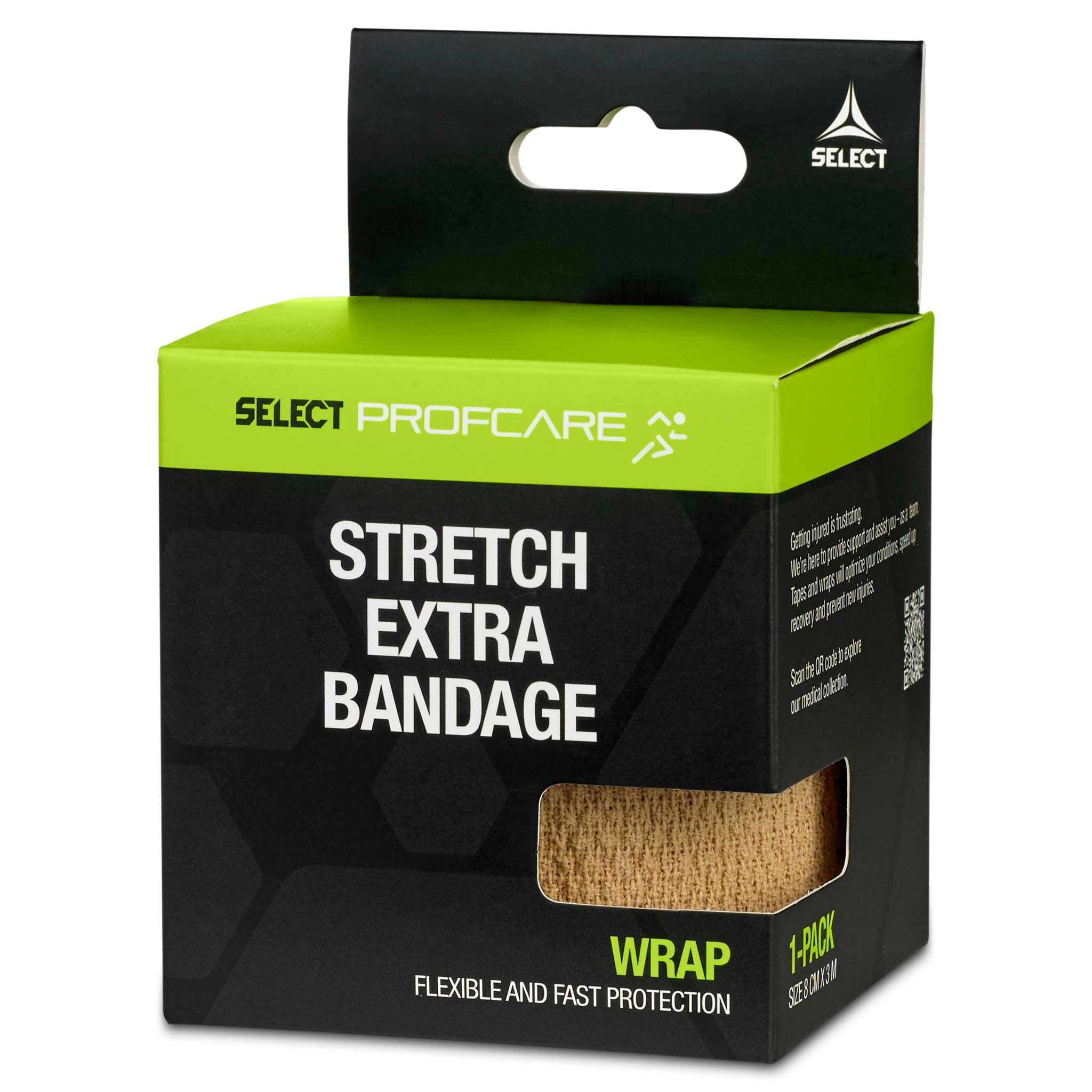 Stretch Extra Bandage (8 cm. x 3 m.) #farve_beige