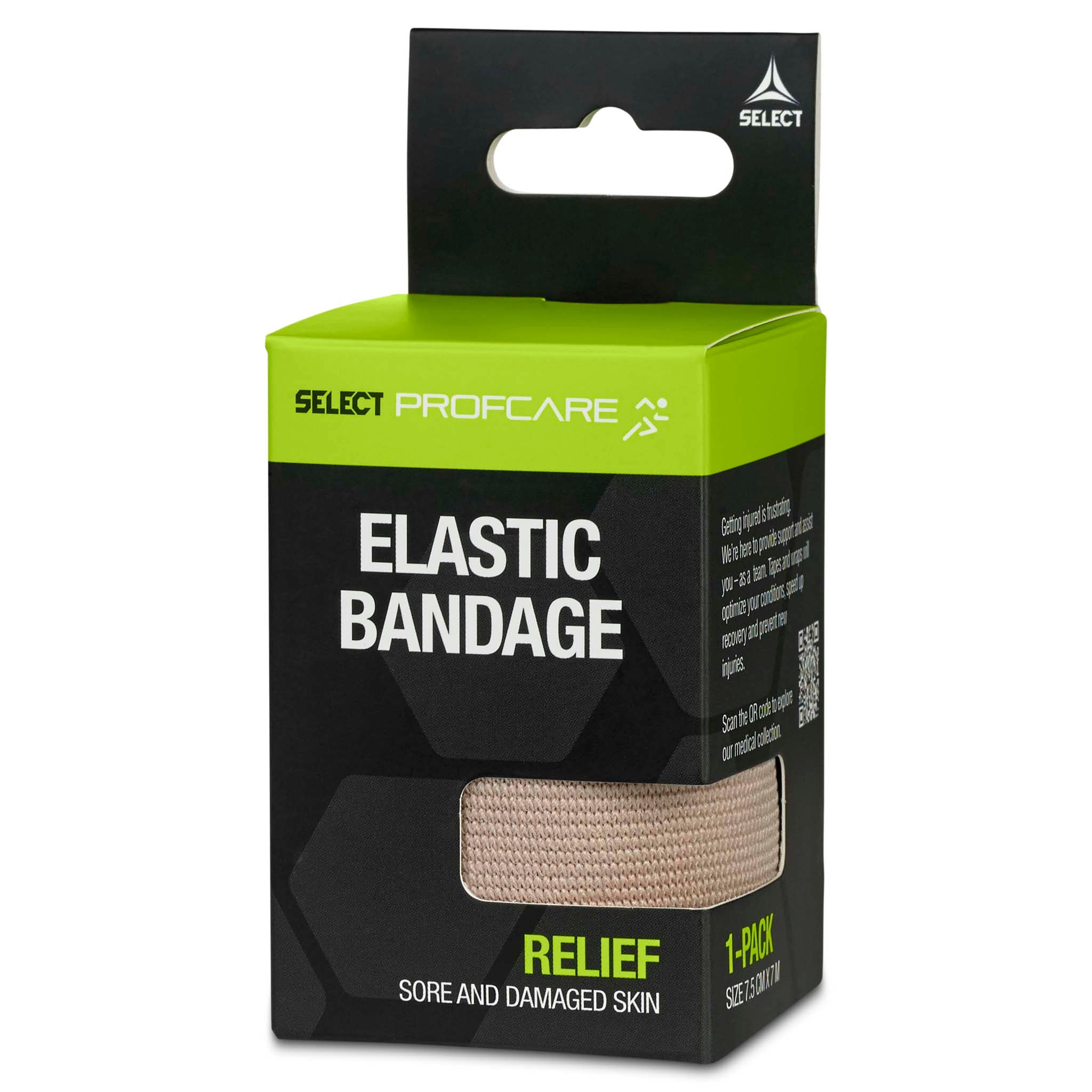 Elastikbandage (7,5 cm. x 7 m.) #farve_beige