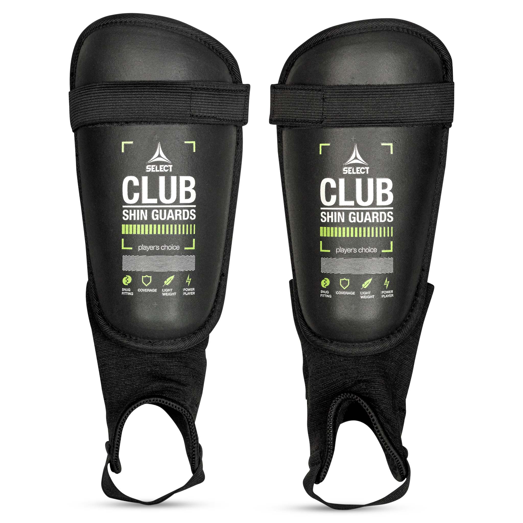 Shin Guard Club #farve_sort/grøn