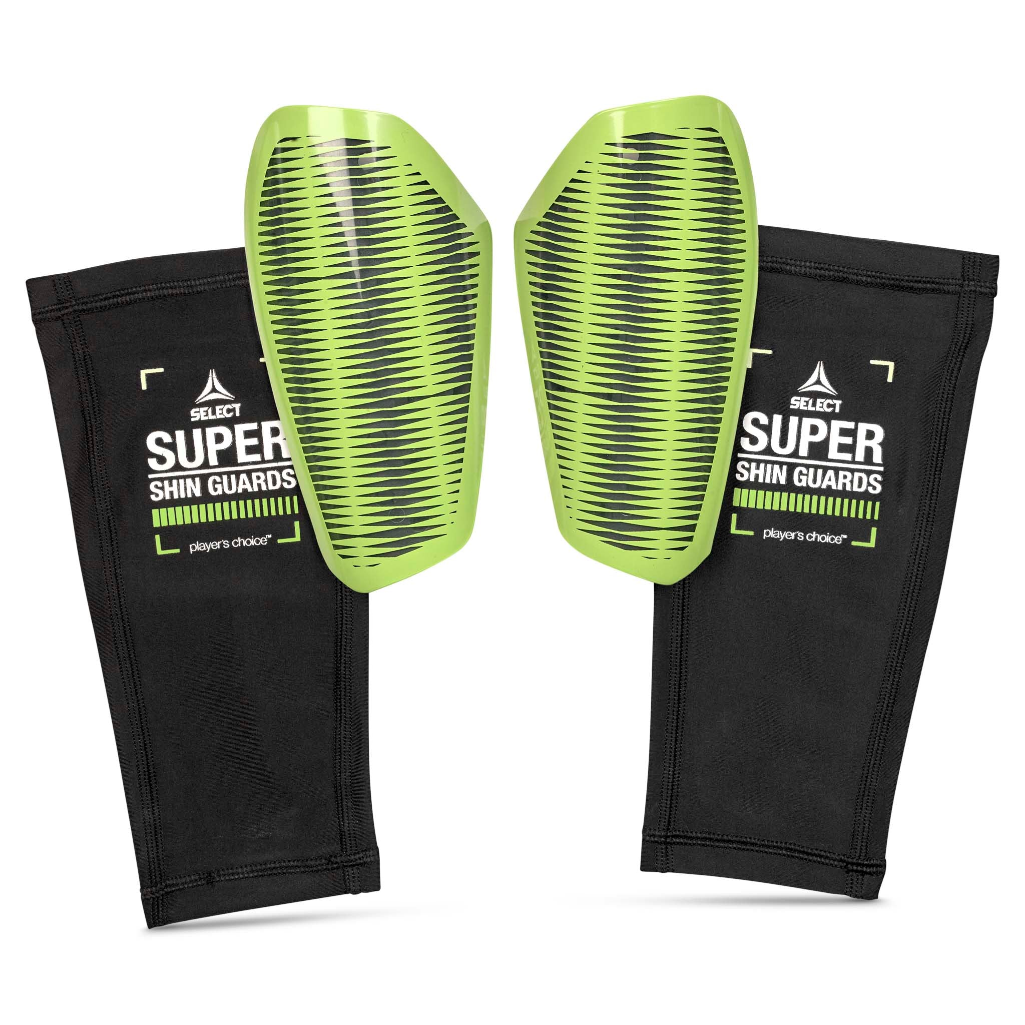 Shin Guard Super #farve_sort/grøn