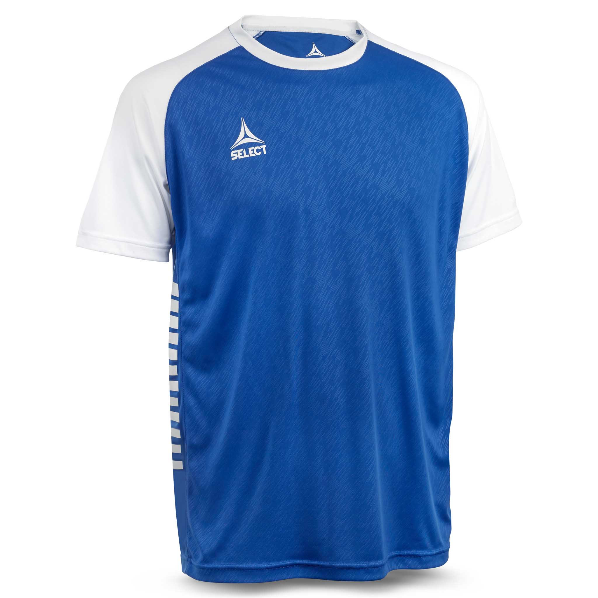 Pisa X Kortærmet spillertrøje - børn #farve_blå/hvid