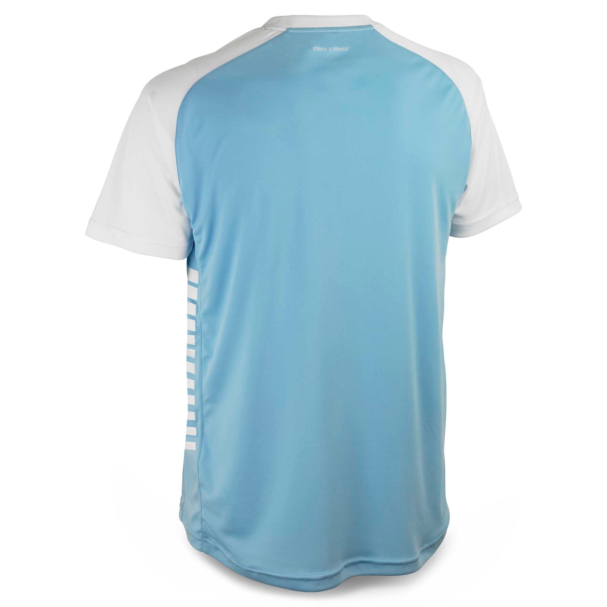 Pisa X Kortærmet spillertrøje #farve_ #farve_lyseblå/hvid #farve_lyseblå/hvid