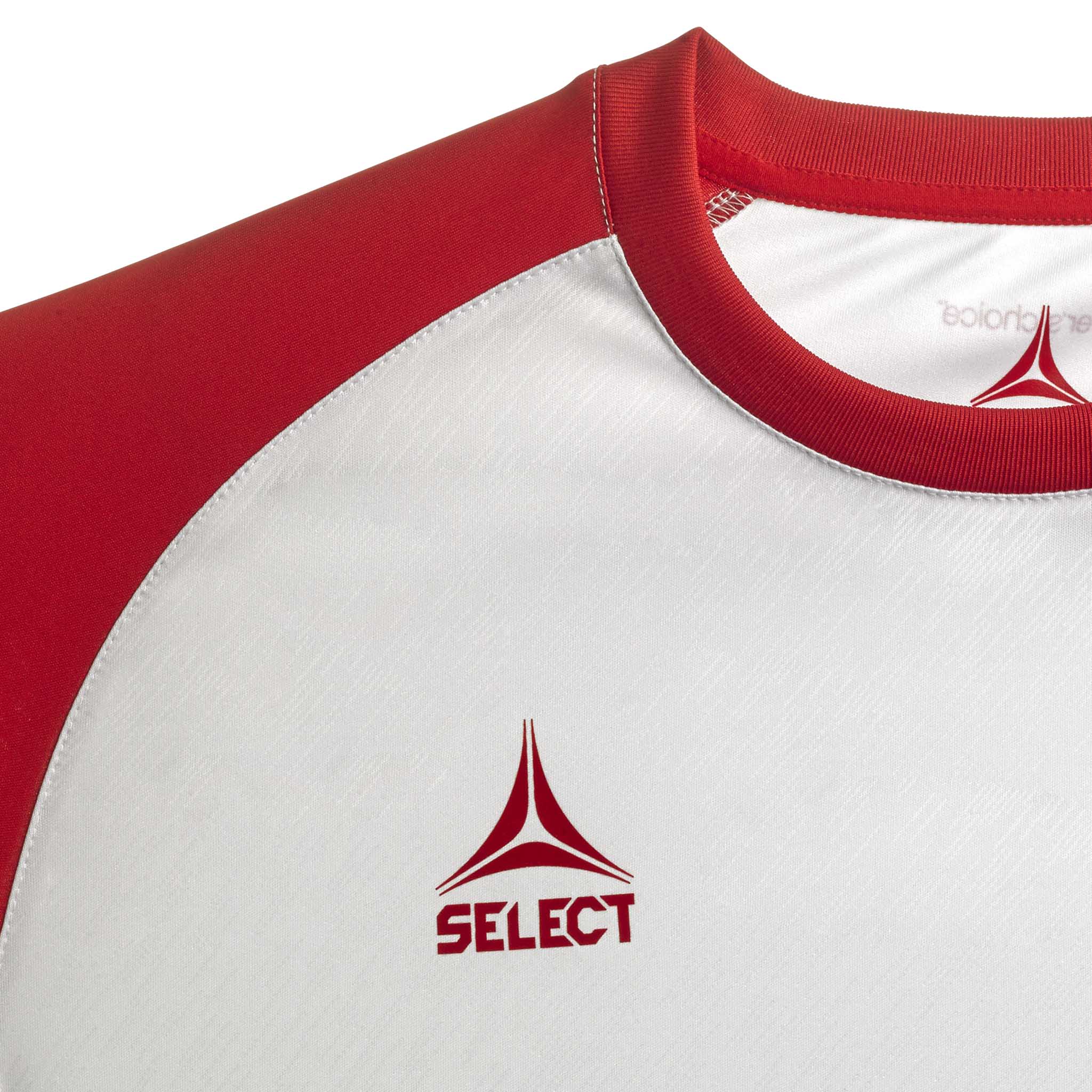 Pisa X Kortærmet spillertrøje #farve_ #farve_hvid/rød #farve_hvid/rød