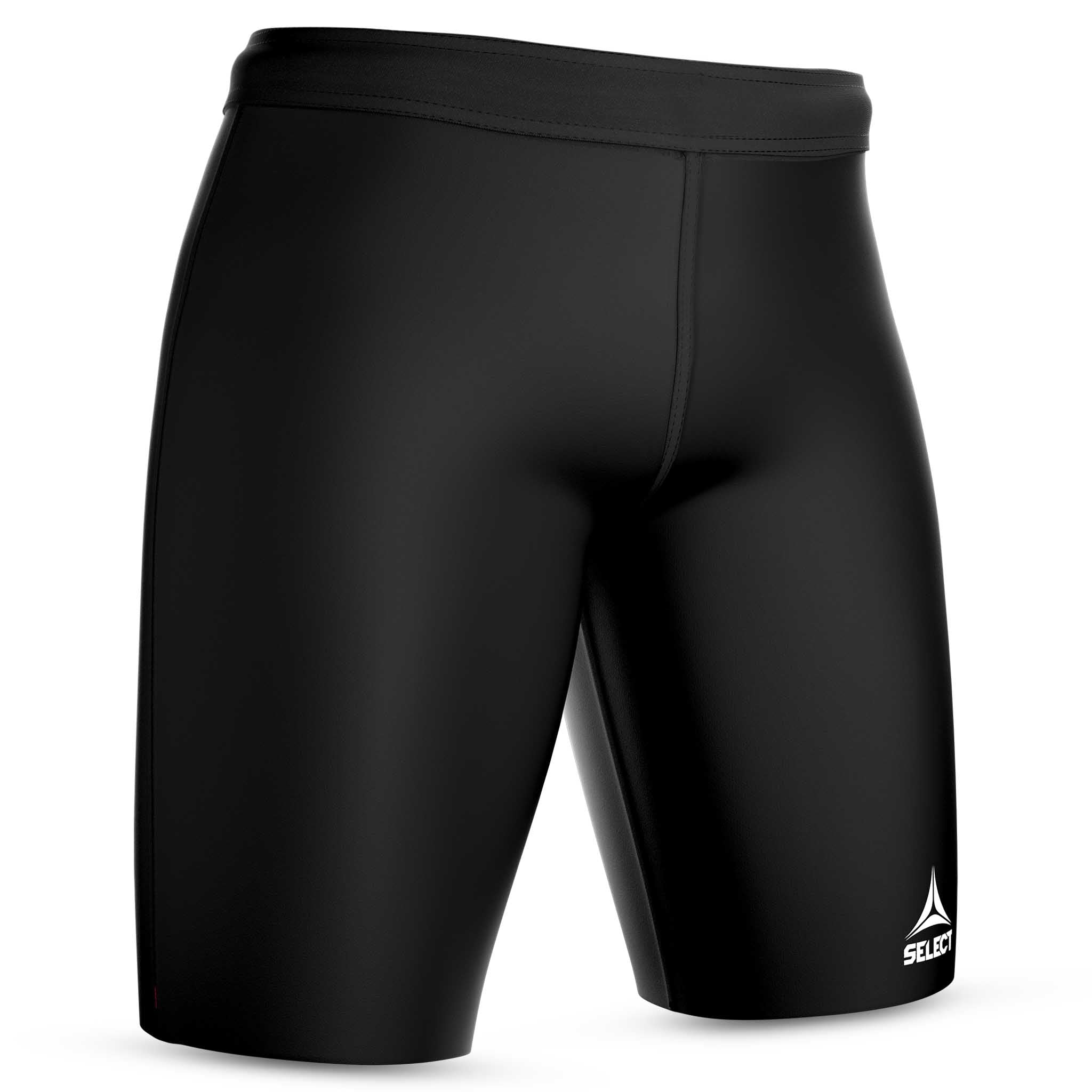 Sorte Thermal Shorts, sportsstøtte, forside