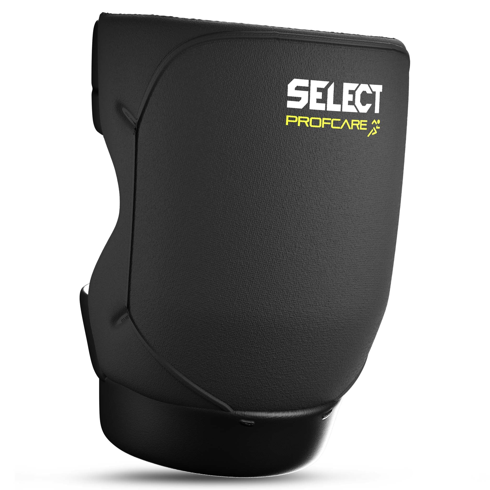 Sort Knee support Volleyball 6206, sportsstøtte, forsidevisning med Select Profcare-logo.