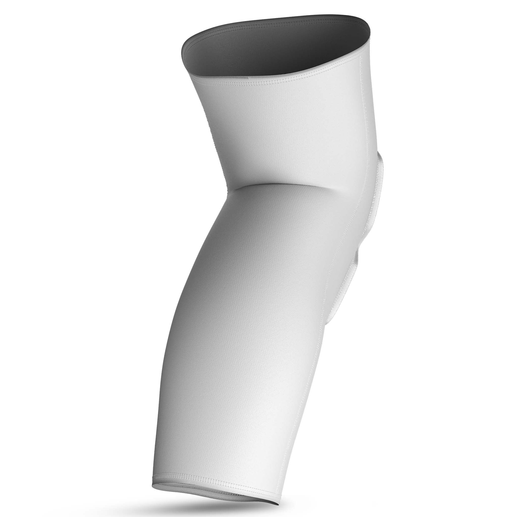 Hvid Compression knee support long 6253, sportsstøtte, set bagfra