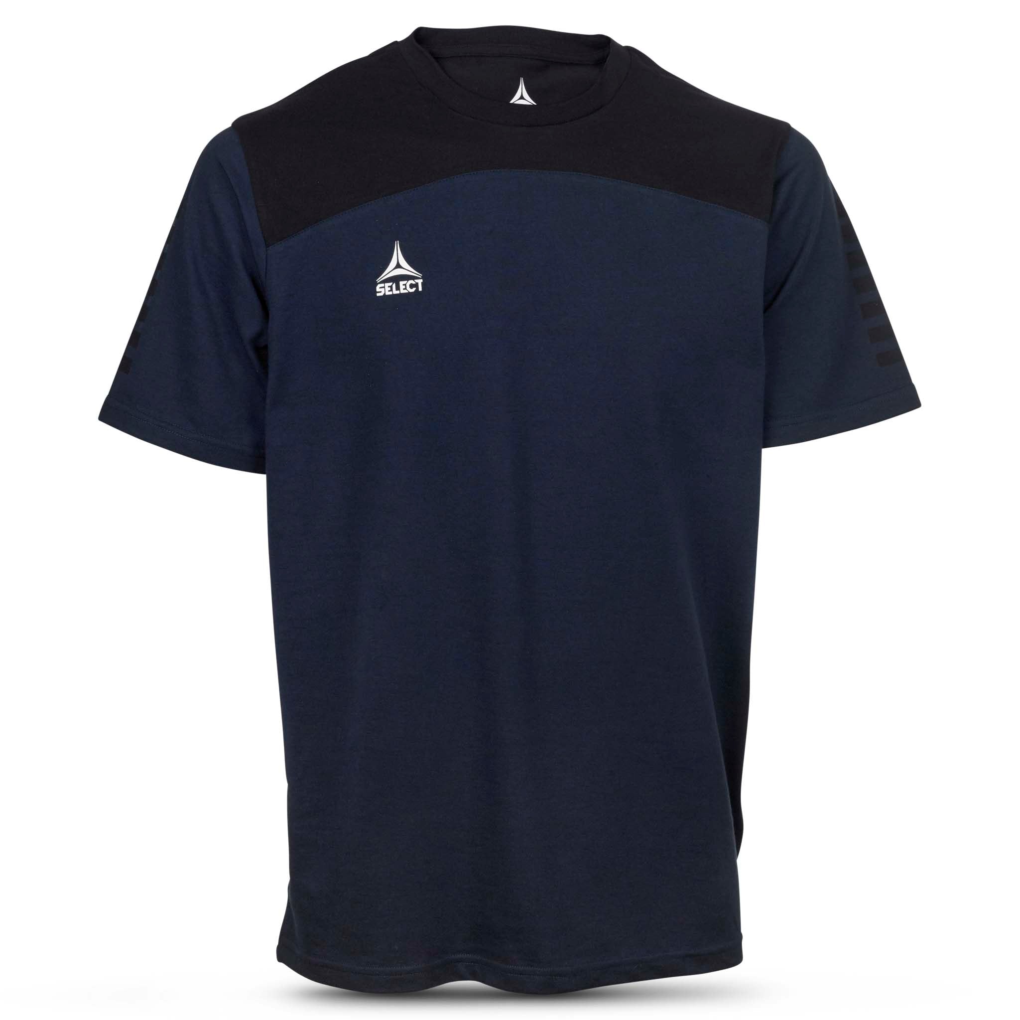 Oxford T-Shirt #farve_marine blå/sort