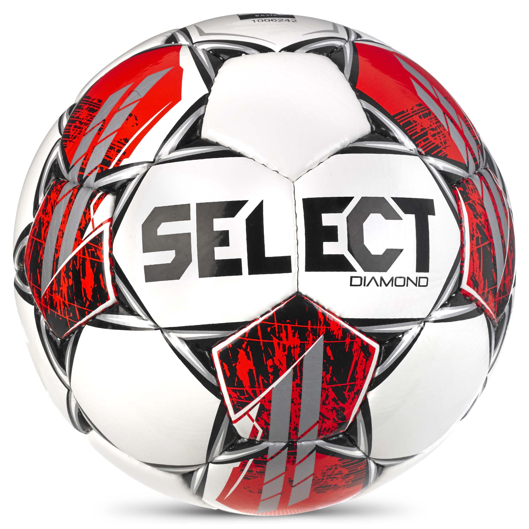 Fodbold - Diamond #farve_hvid/rød