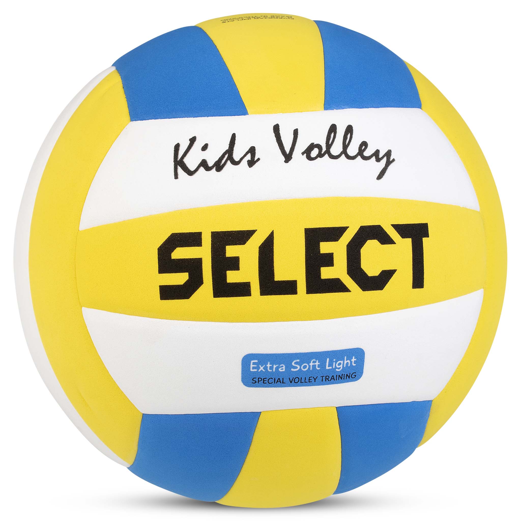 Volleybold til børn - Kids Volley #farve_blå/hvid/gul