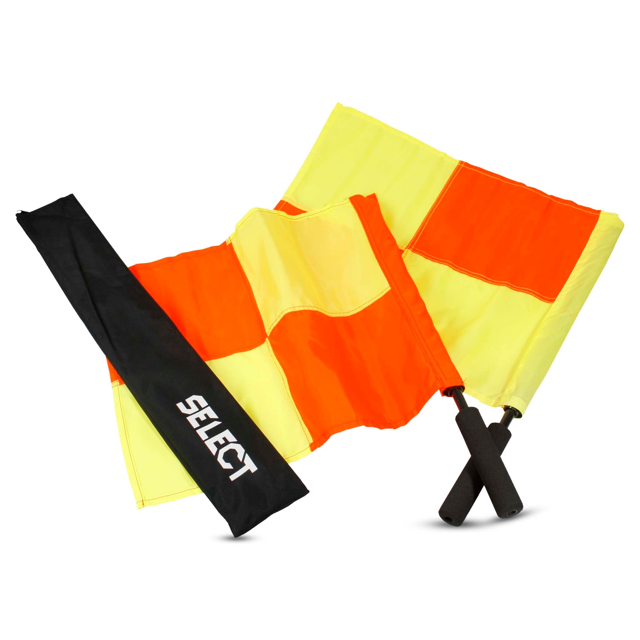 Linjedommerflag Pro - 2 stk #farve_rød/gul