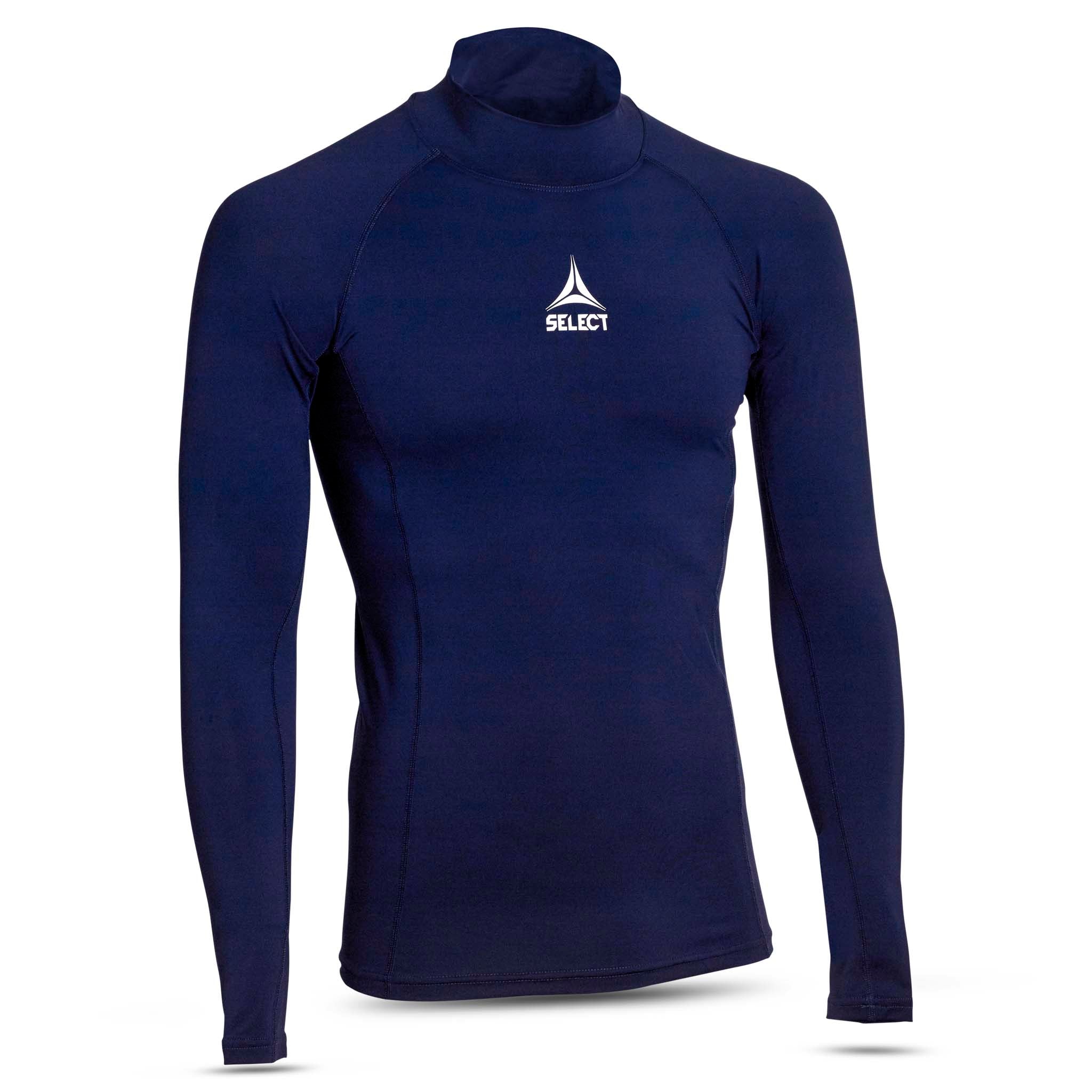 Baselayer langærmet turtle neck - Børn #farve_navy