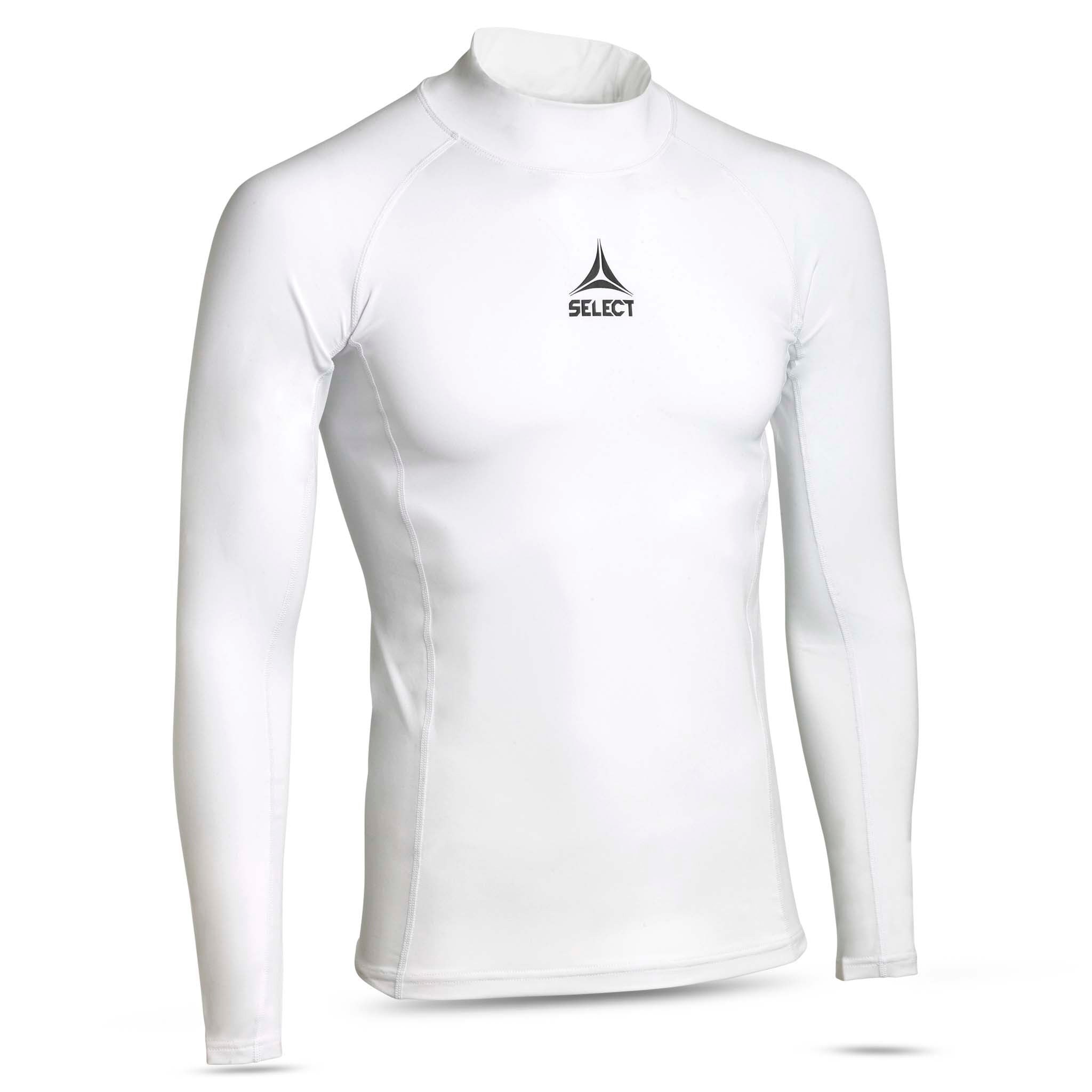 Baselayer langærmet turtle neck - Børn #farve_hvid