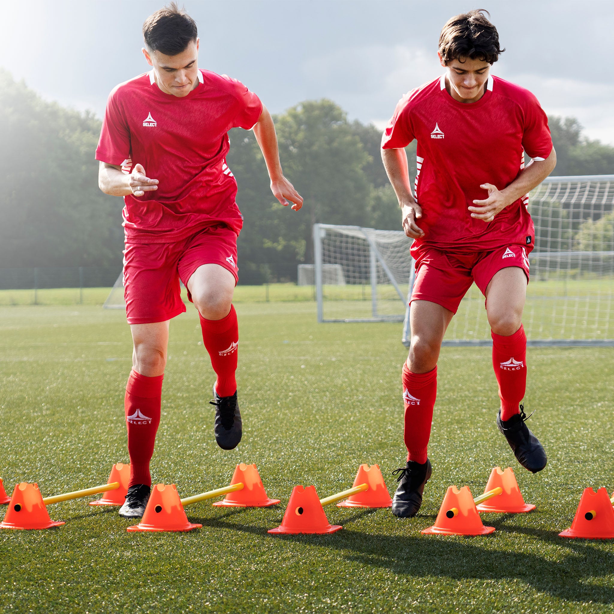 Agility sæt med kegler og stænger #farve_multicolor