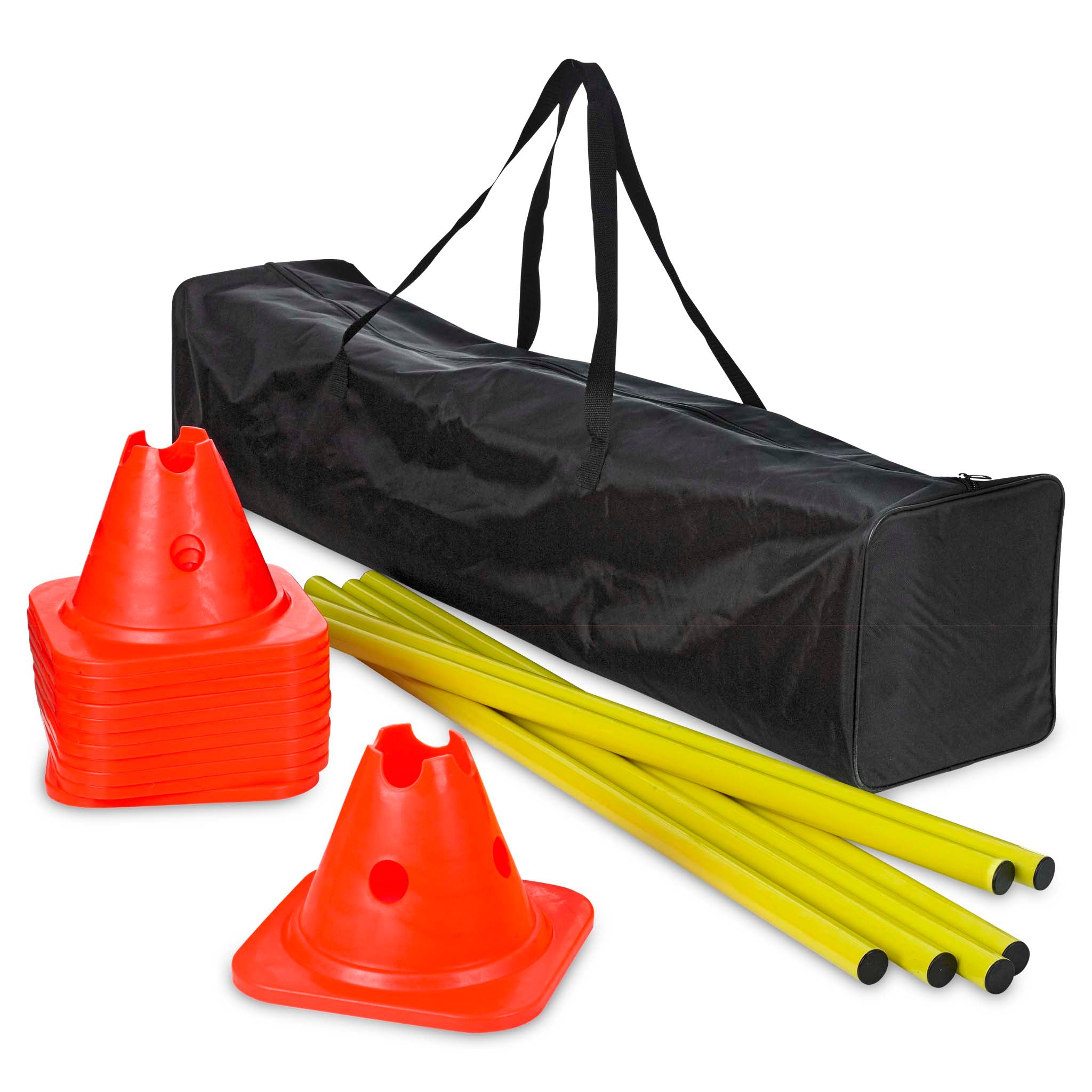 Agility sæt med kegler og stænger #farve_multicolor