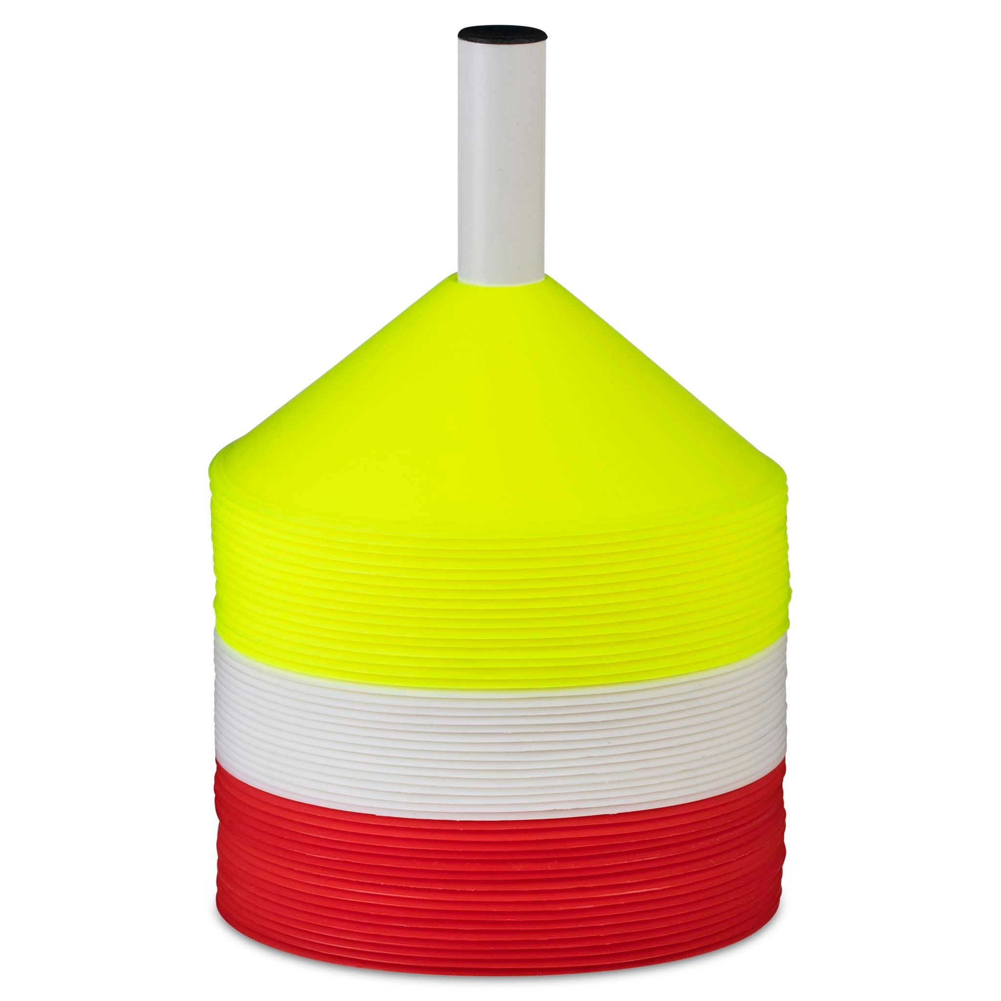 Marker set 48stk - Plastikholder #farve_rød/gul/hvid