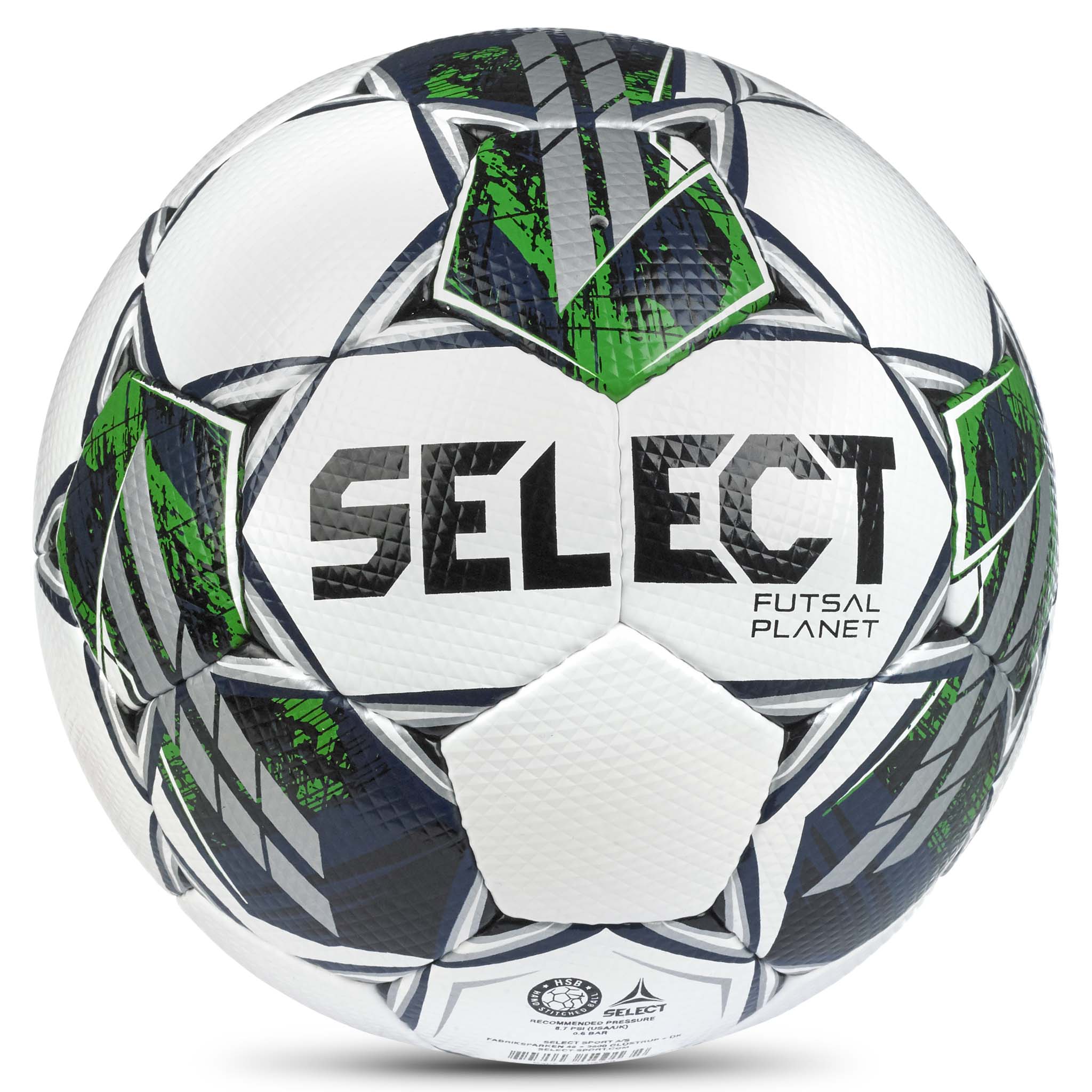 Futsal - Planet #farve_hvid/grøn