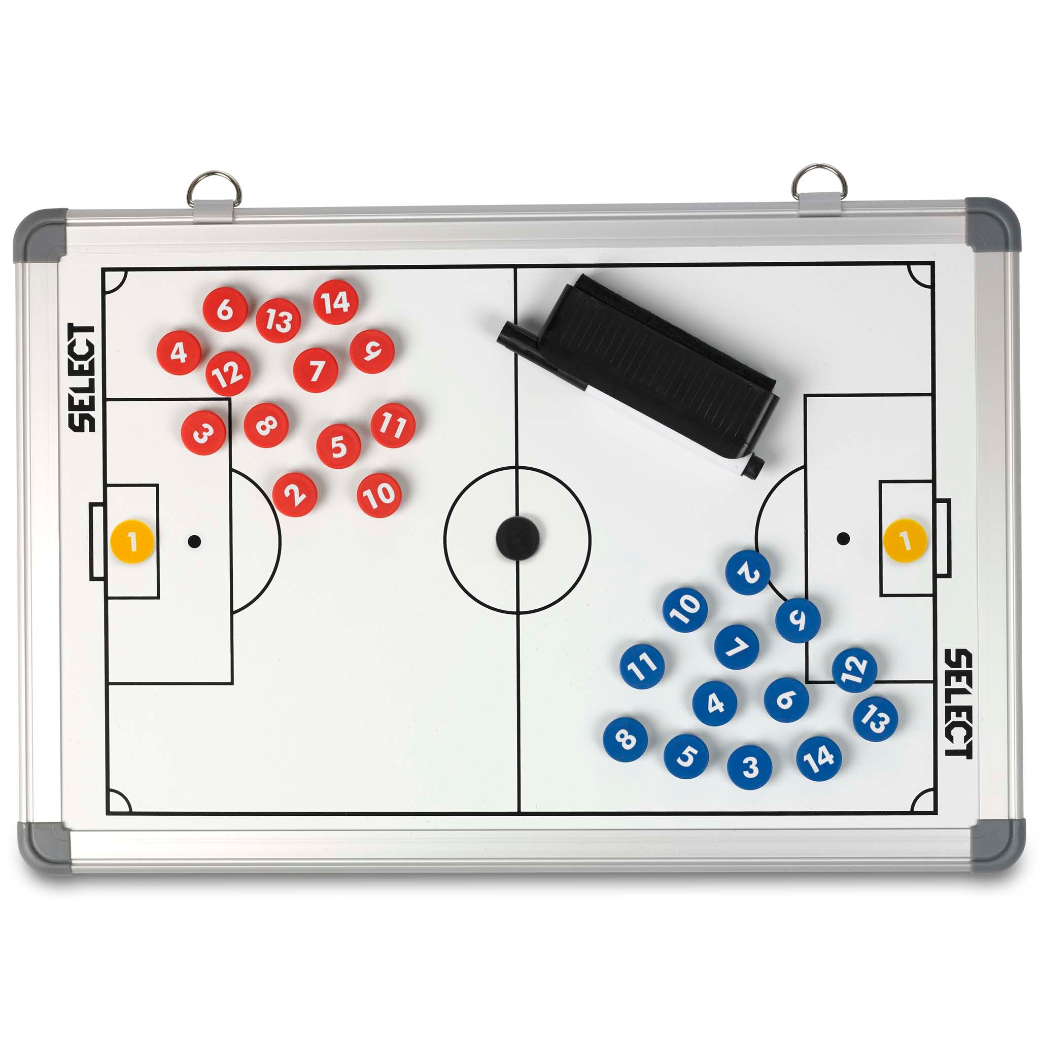 Taktiktavle til fodbold #farve_hvid
