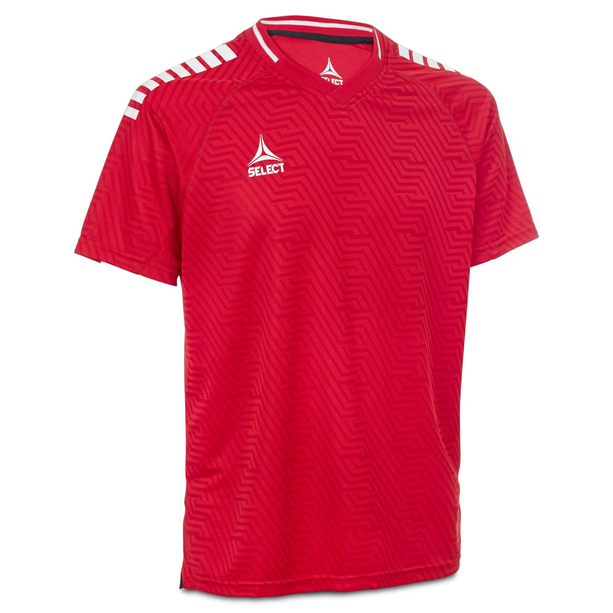Monaco Kortærmet Spillertrøje #farve_rød/hvid