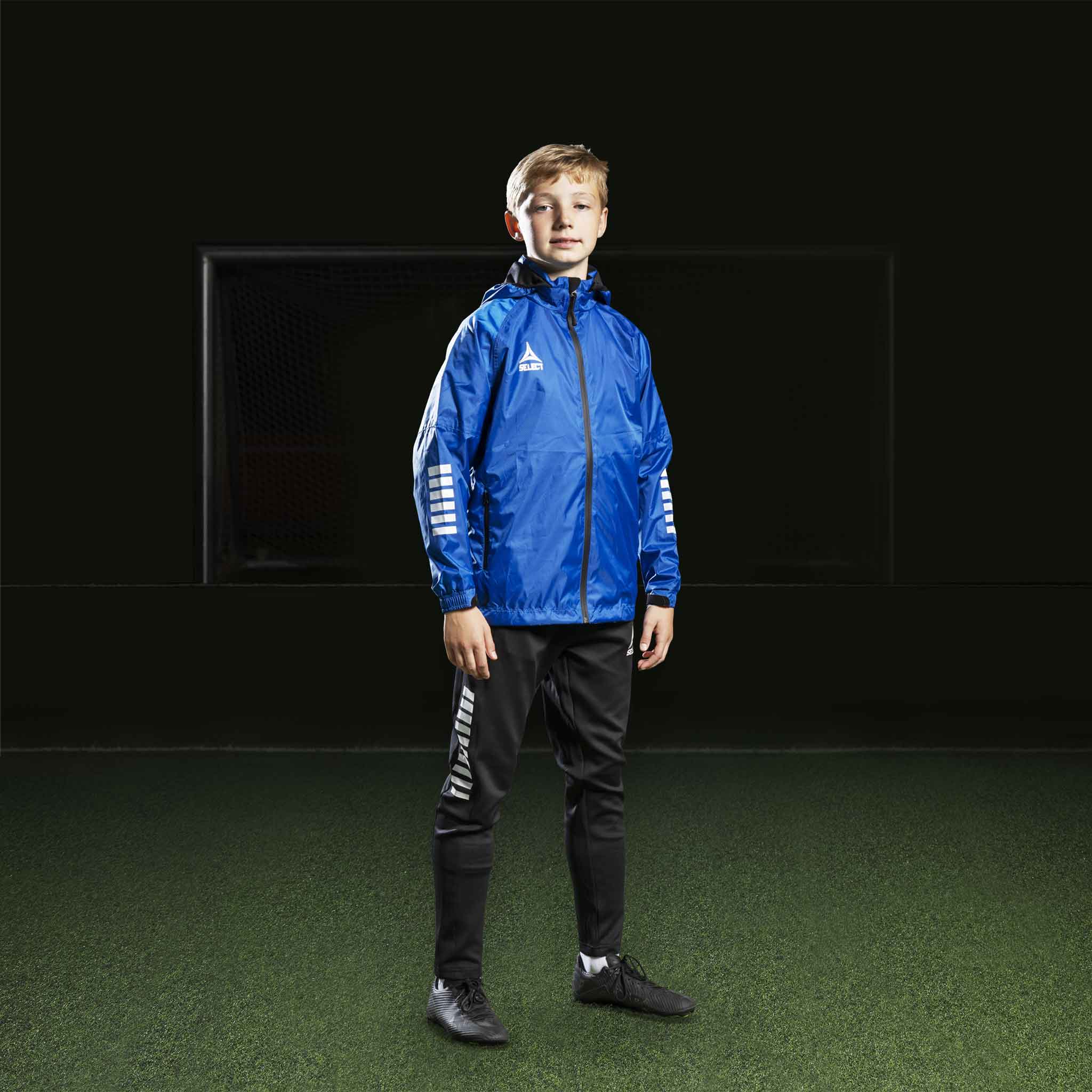 Monaco All-weather jakke - Børn #farve_blå/hvid
