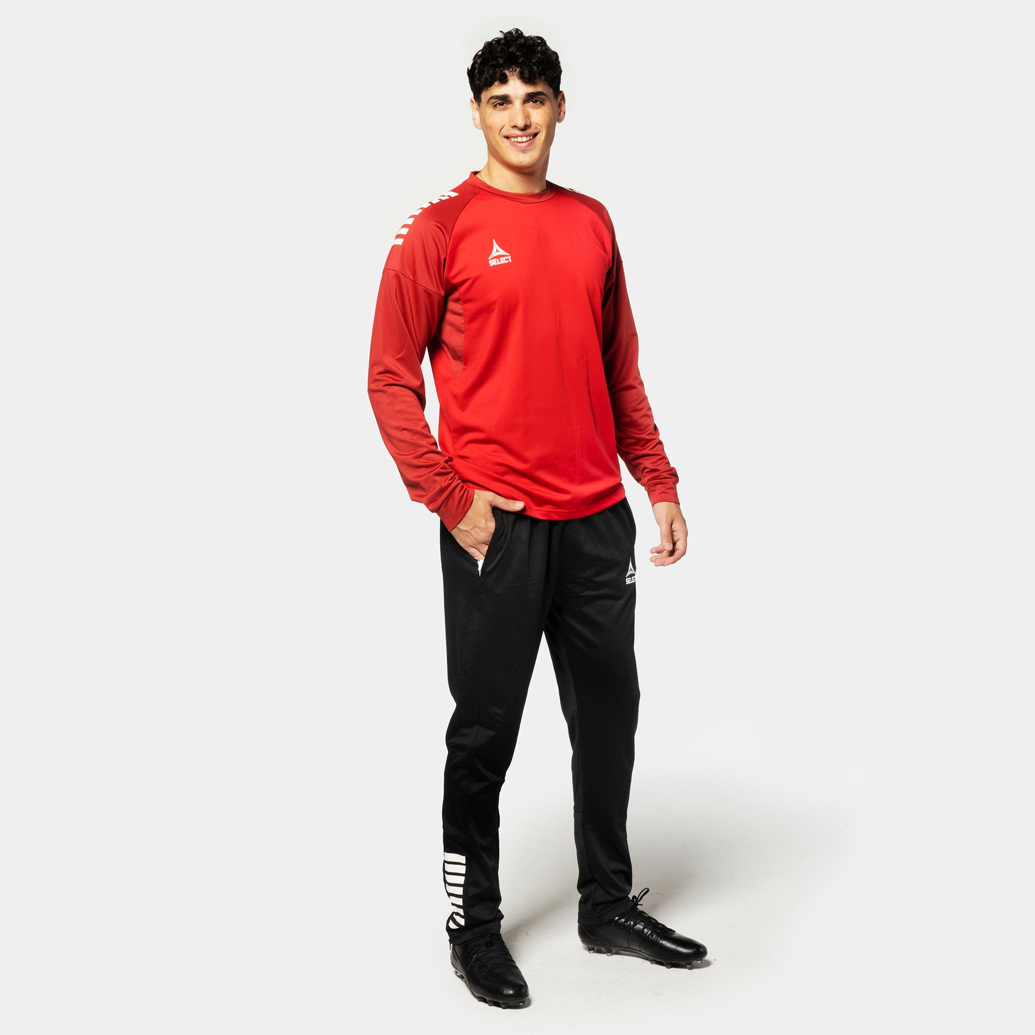 Spain Træningssweatshirt #farve_ #farve_rød/hvid #farve_rød/hvid