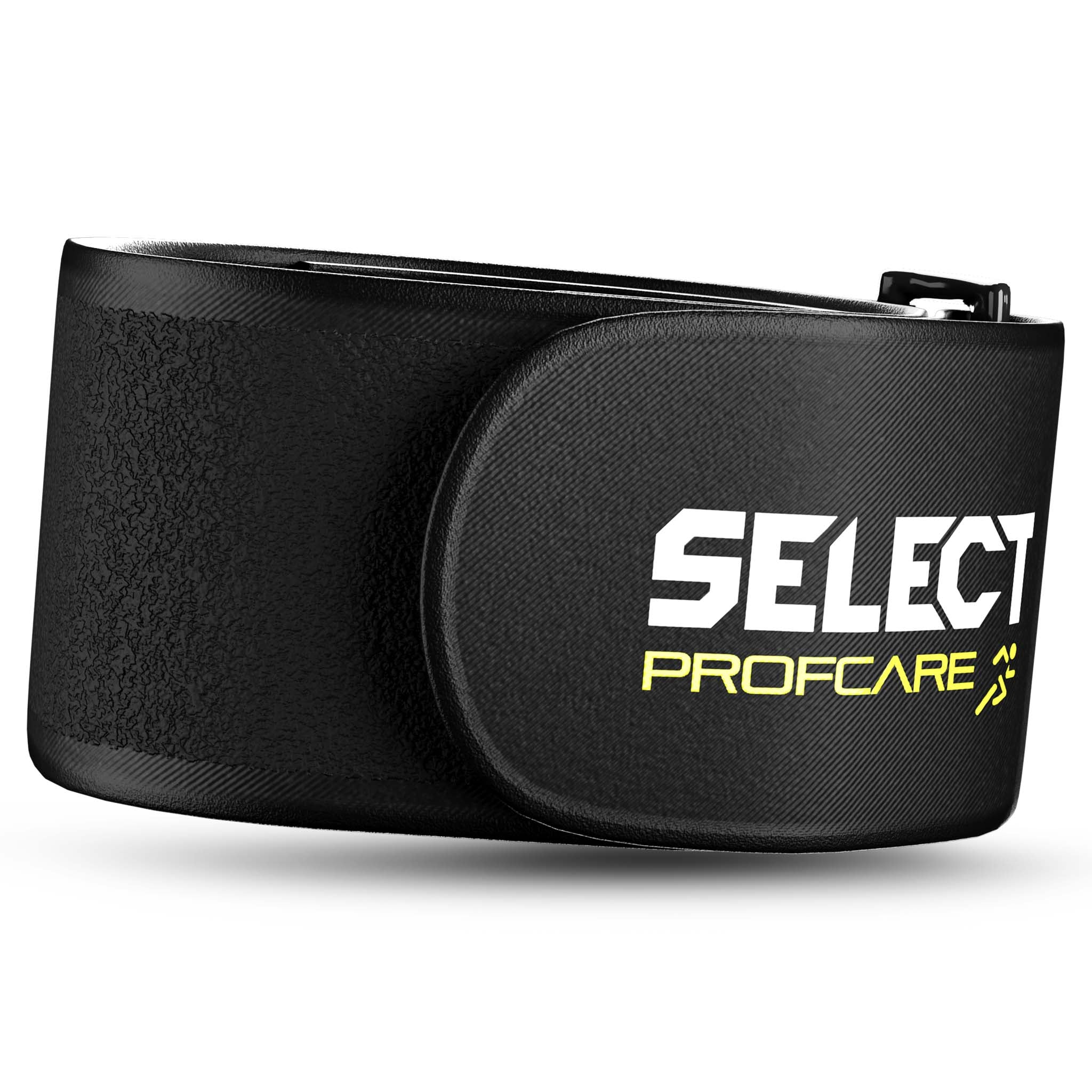 Sort Tennis elbow-caps Sports support, set forfra, med Select Profcare-logo