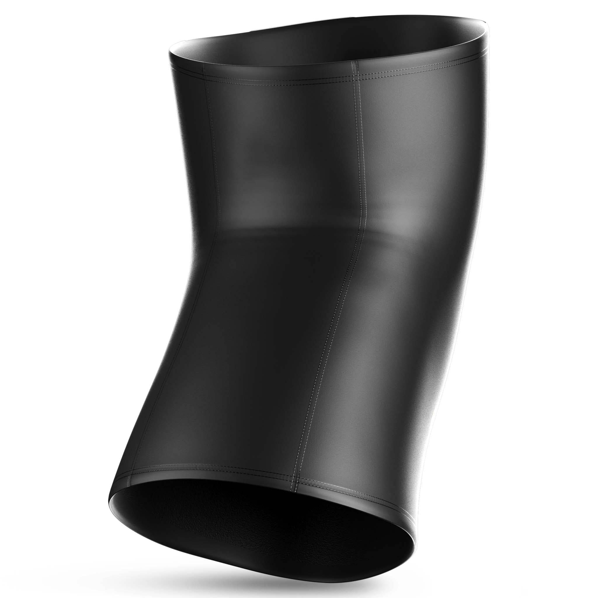 Sort Compression knee support 6252, sportsstøtte, set bagfra