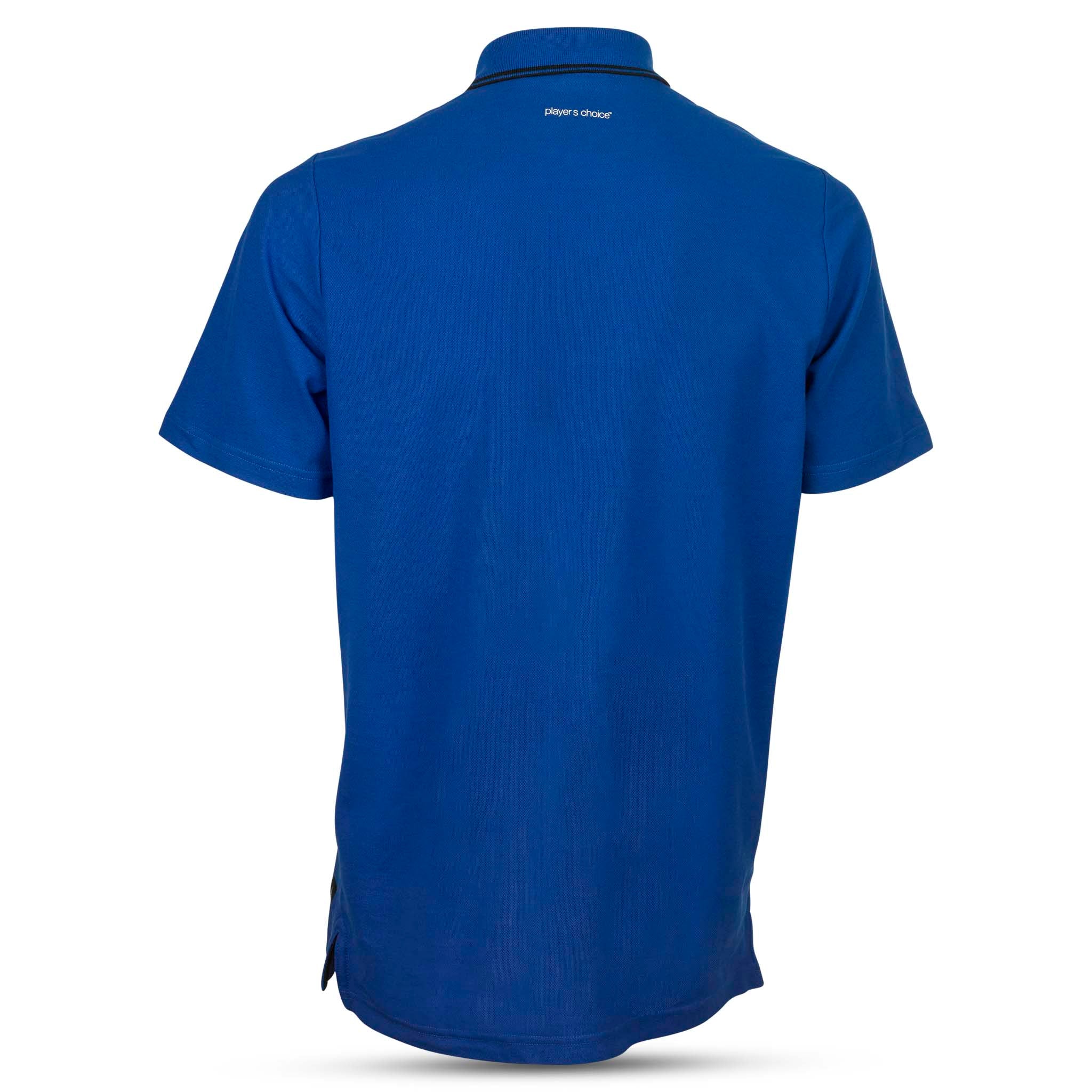Oxford Polo T-shirt #farve_blå