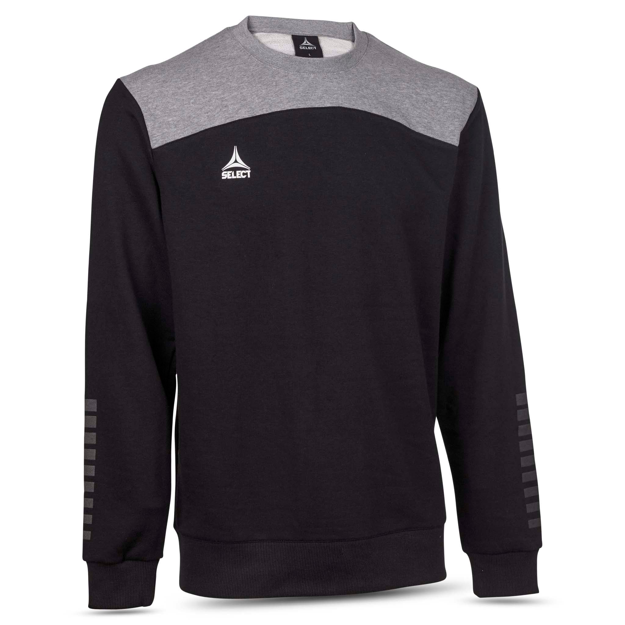 Oxford Sweatshirt #farve_sort/grå