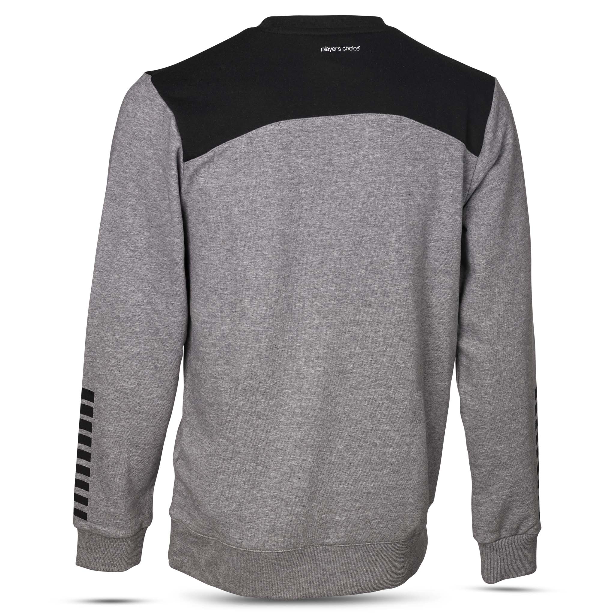 Oxford Sweatshirt #farve_grå/sort