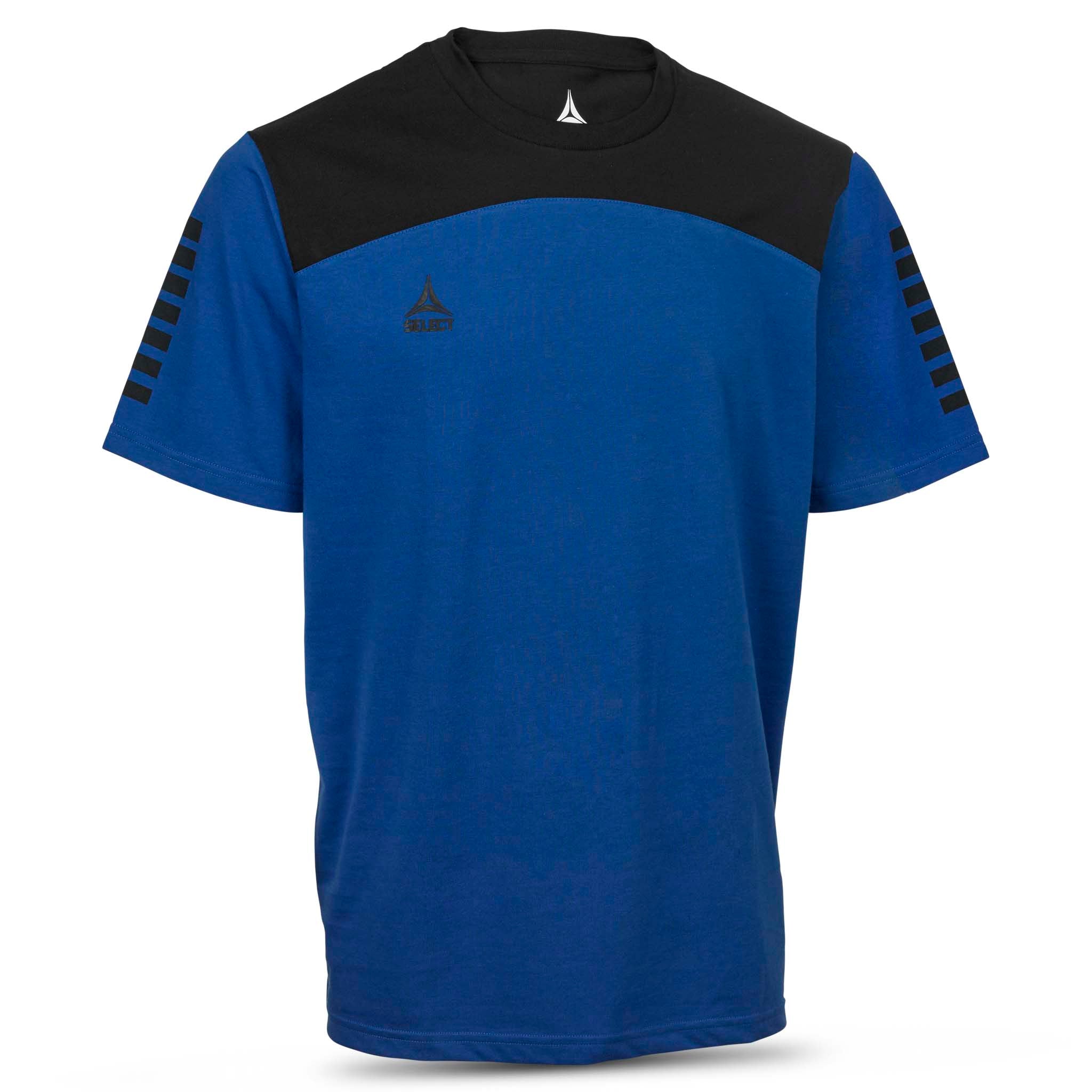 Oxford T-Shirt #farve_blå/sort