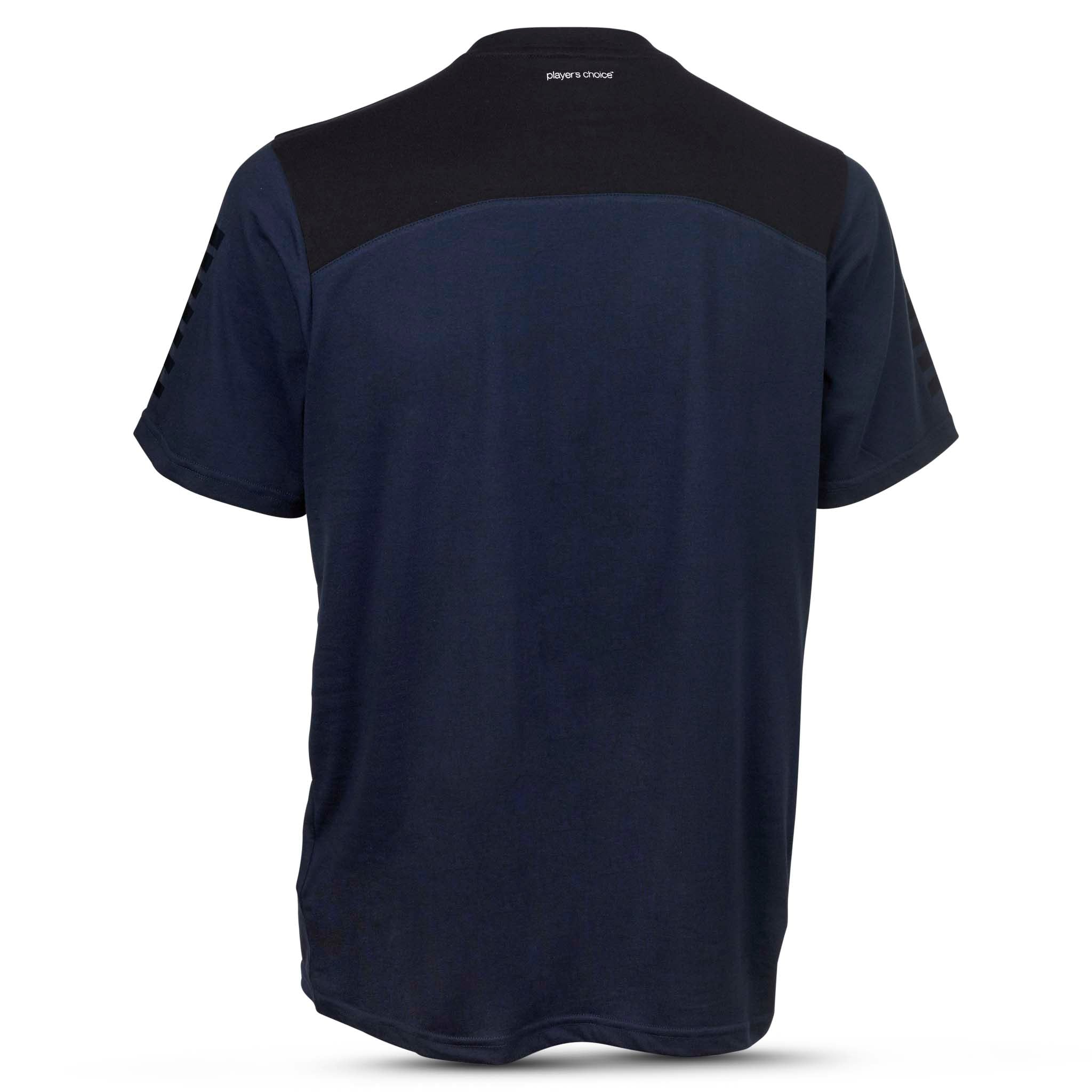 Oxford T-Shirt #farve_marine blå/sort