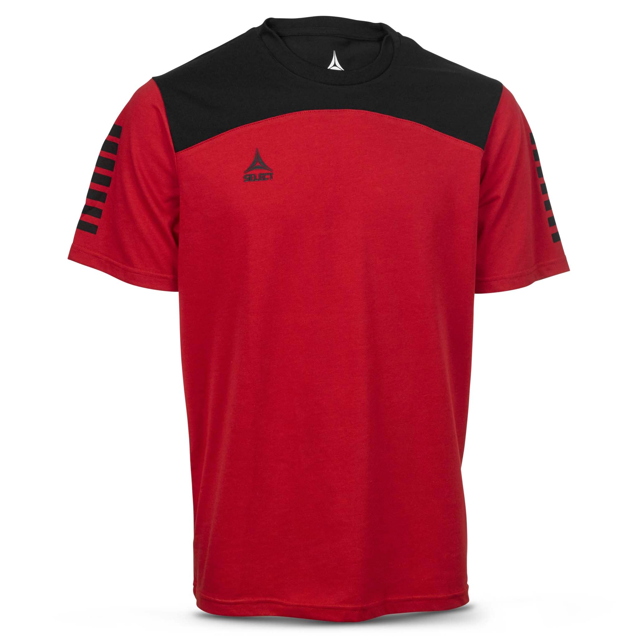 Oxford T-Shirt #farve_rød/sort