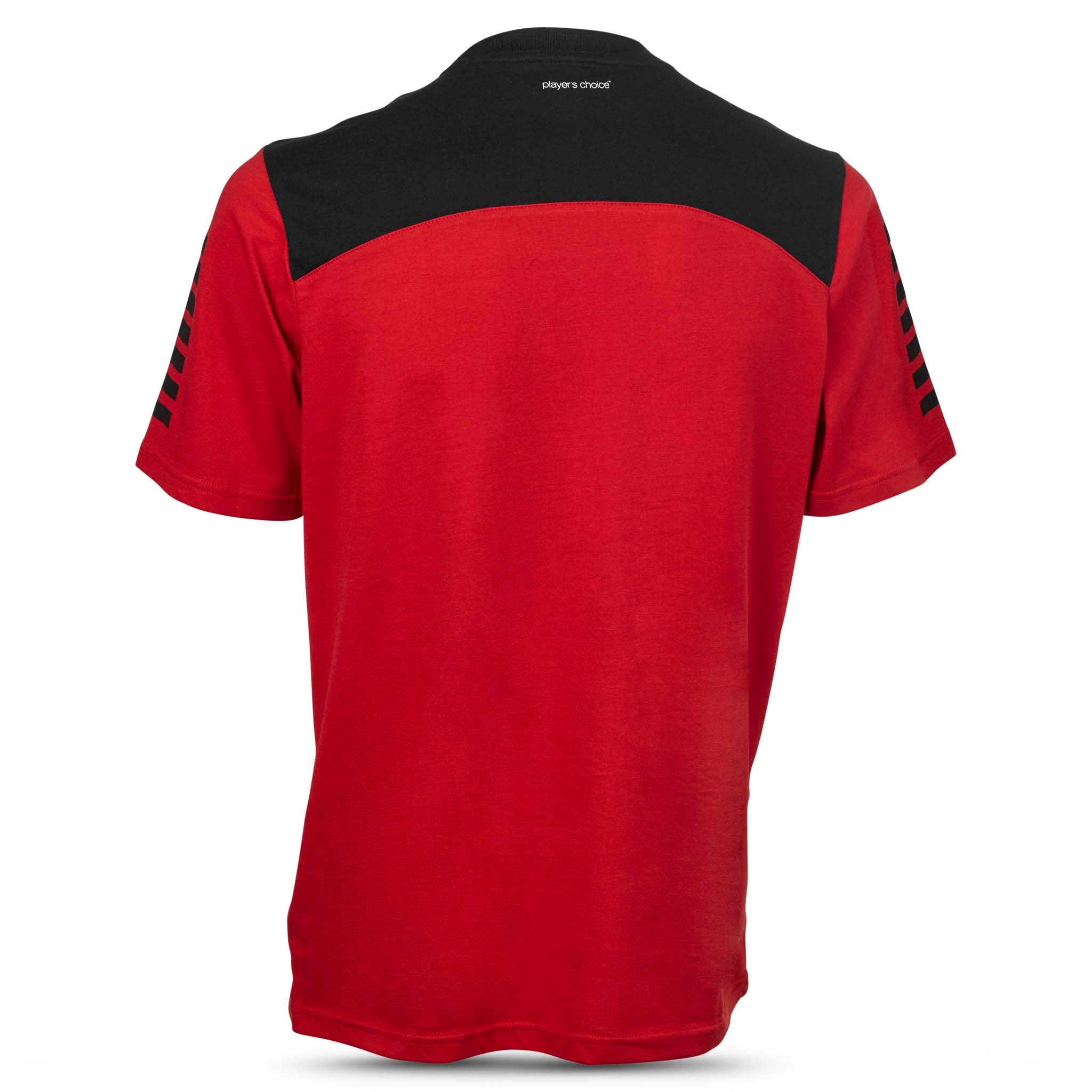 Oxford T-Shirt #farve_rød/sort #farve_rød/sort