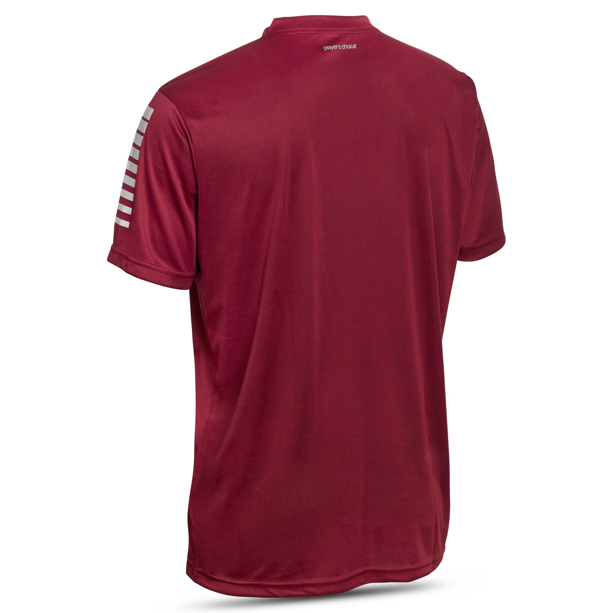Pisa Kortærmet spillertrøje #farve_bordeaux