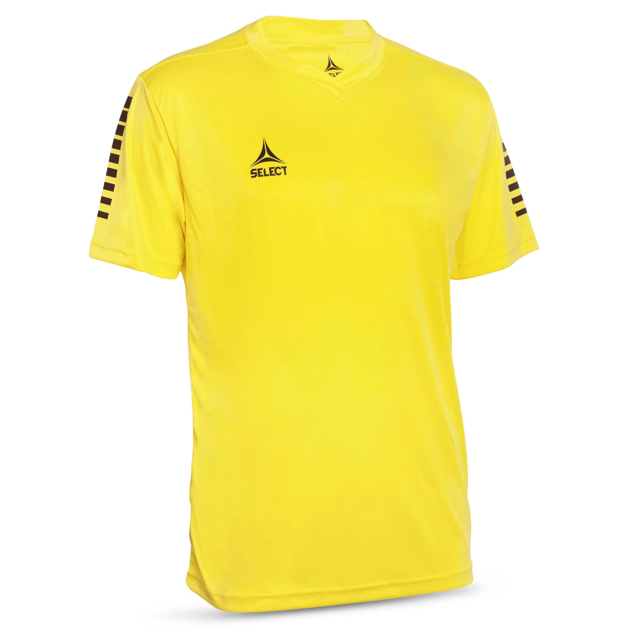 Pisa Kortærmet spillertrøje - Børn #farve_gul/sort
