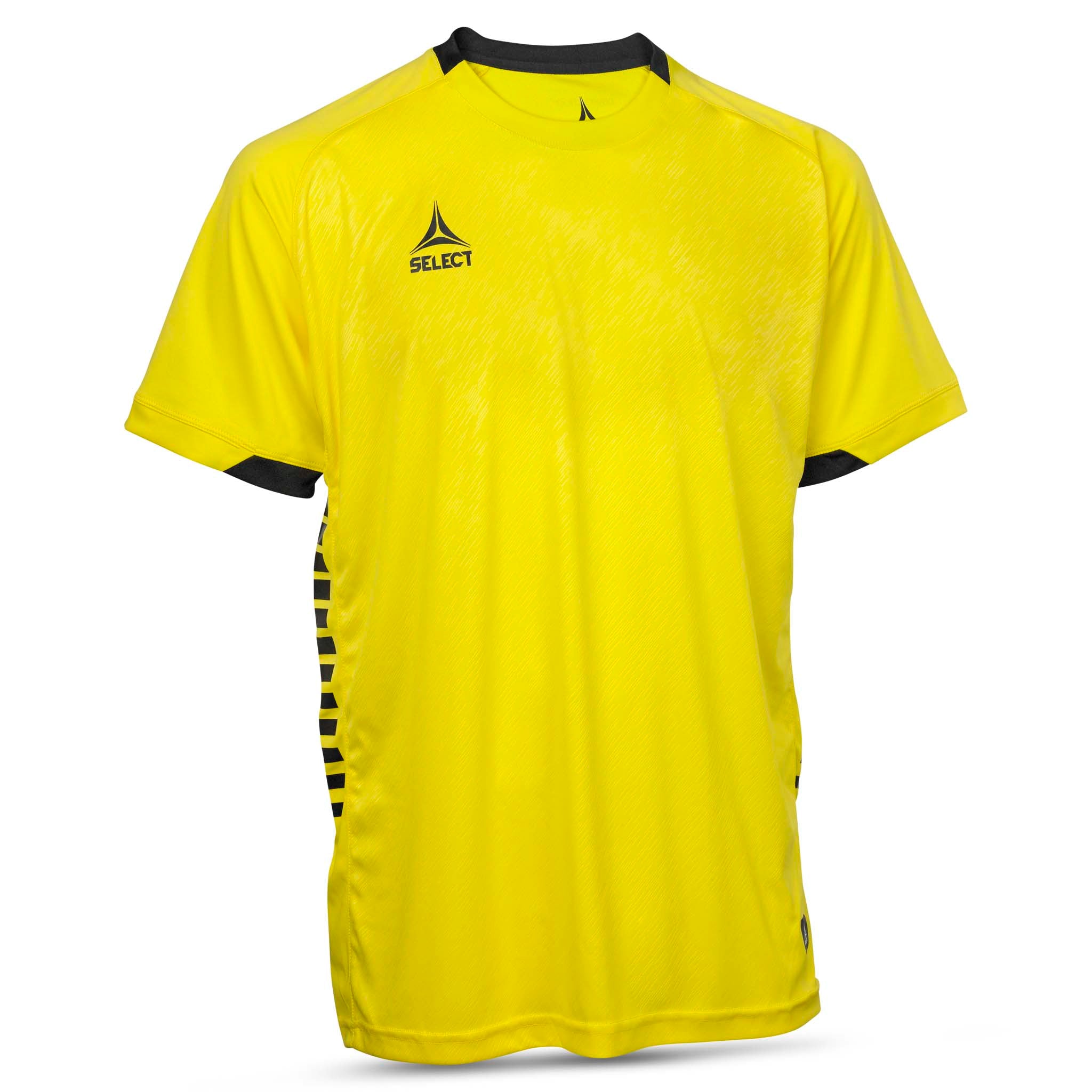 Spain Kortærmet spillertrøje - Børn #farve_gul/sort